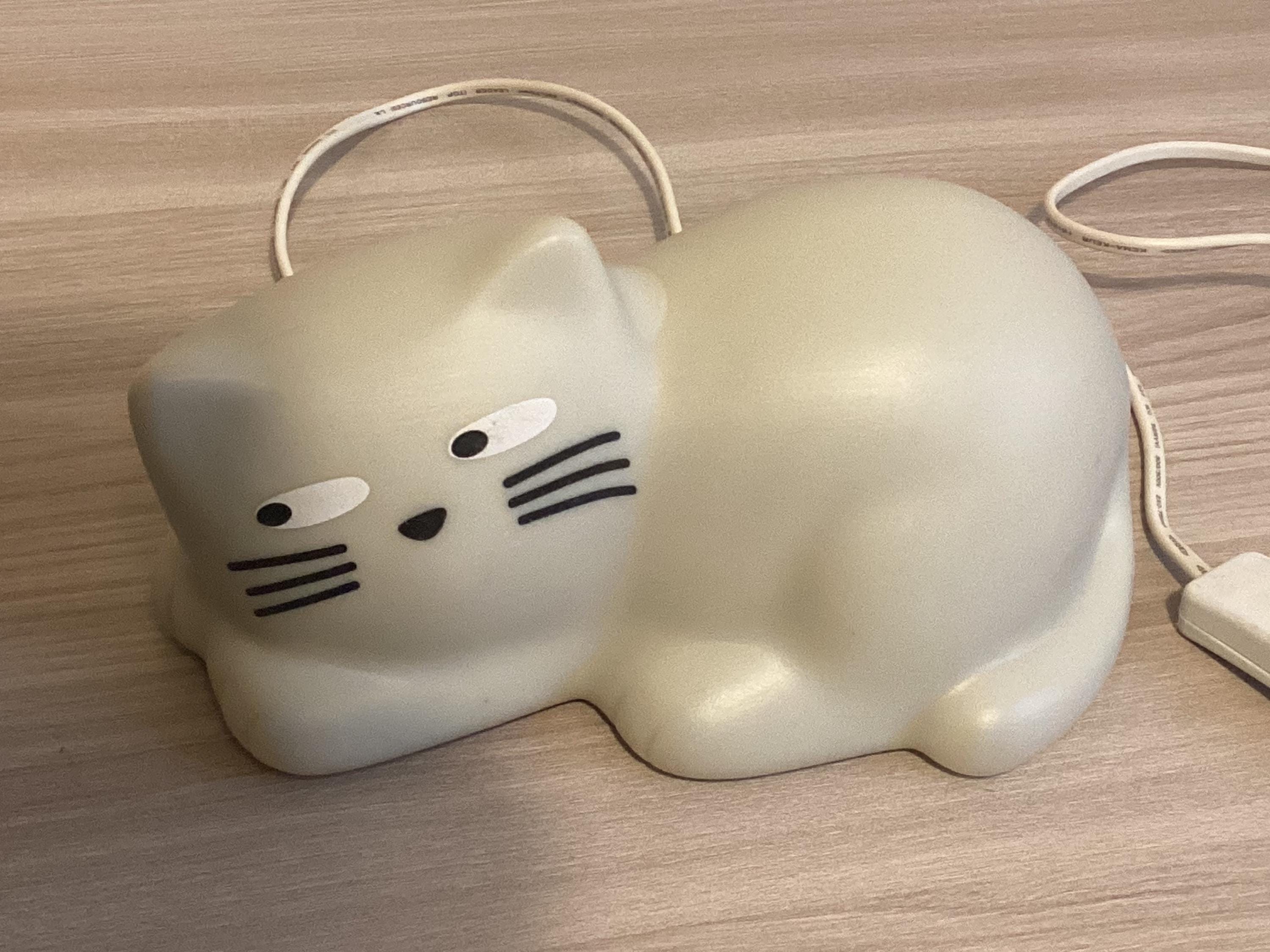 Vintage Lamp | 1980s Rare Home Decor Kam Kam Cat by Streamline Design — photo 3 of 7