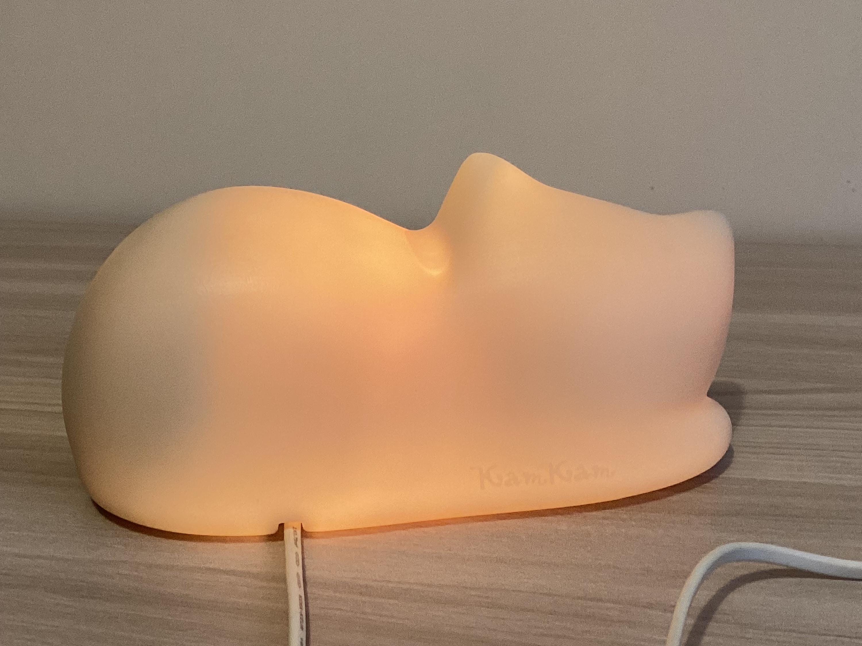 Vintage Lamp | 1980s Rare Home Decor Kam Kam Cat by Streamline Design — photo 5 of 7