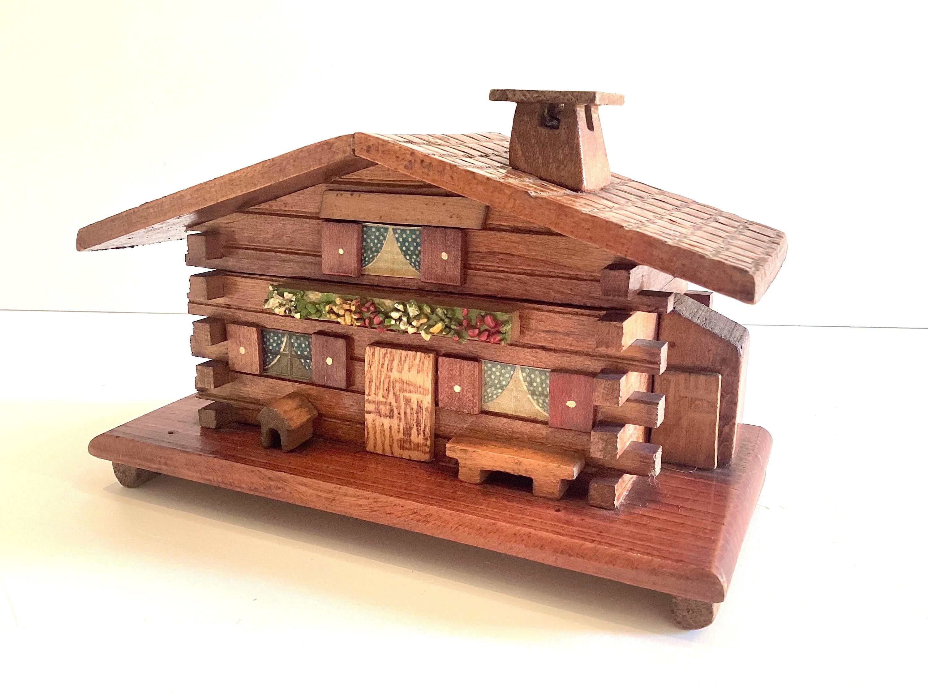 Vintage Music Box | Rare Chalet Jewelry Holder (1950s) Swiss “Le Vieux Chalet — photo 4 of 9