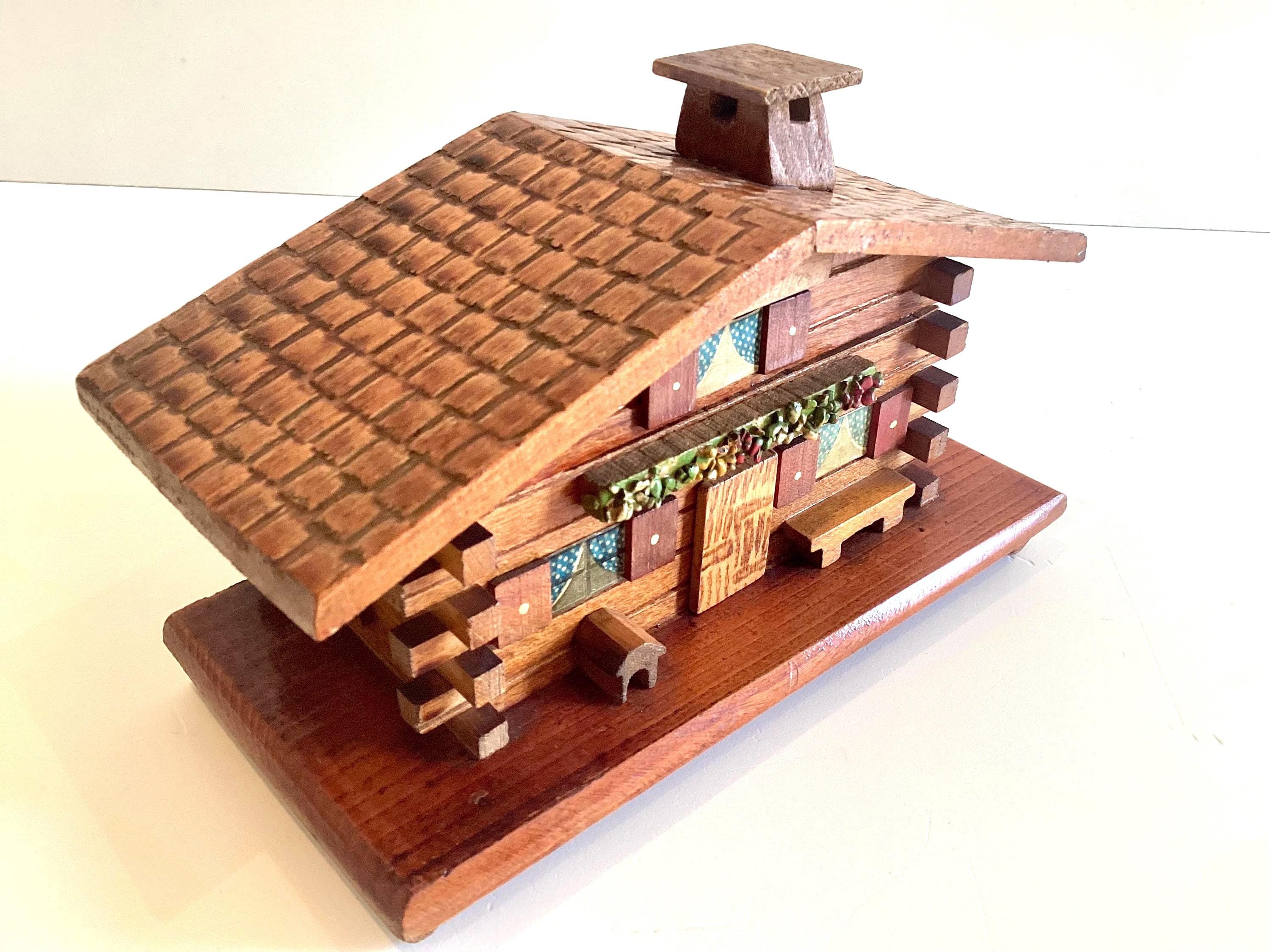 Vintage Music Box | Rare Chalet Jewelry Holder (1950s) Swiss “Le Vieux Chalet — photo 5 of 9