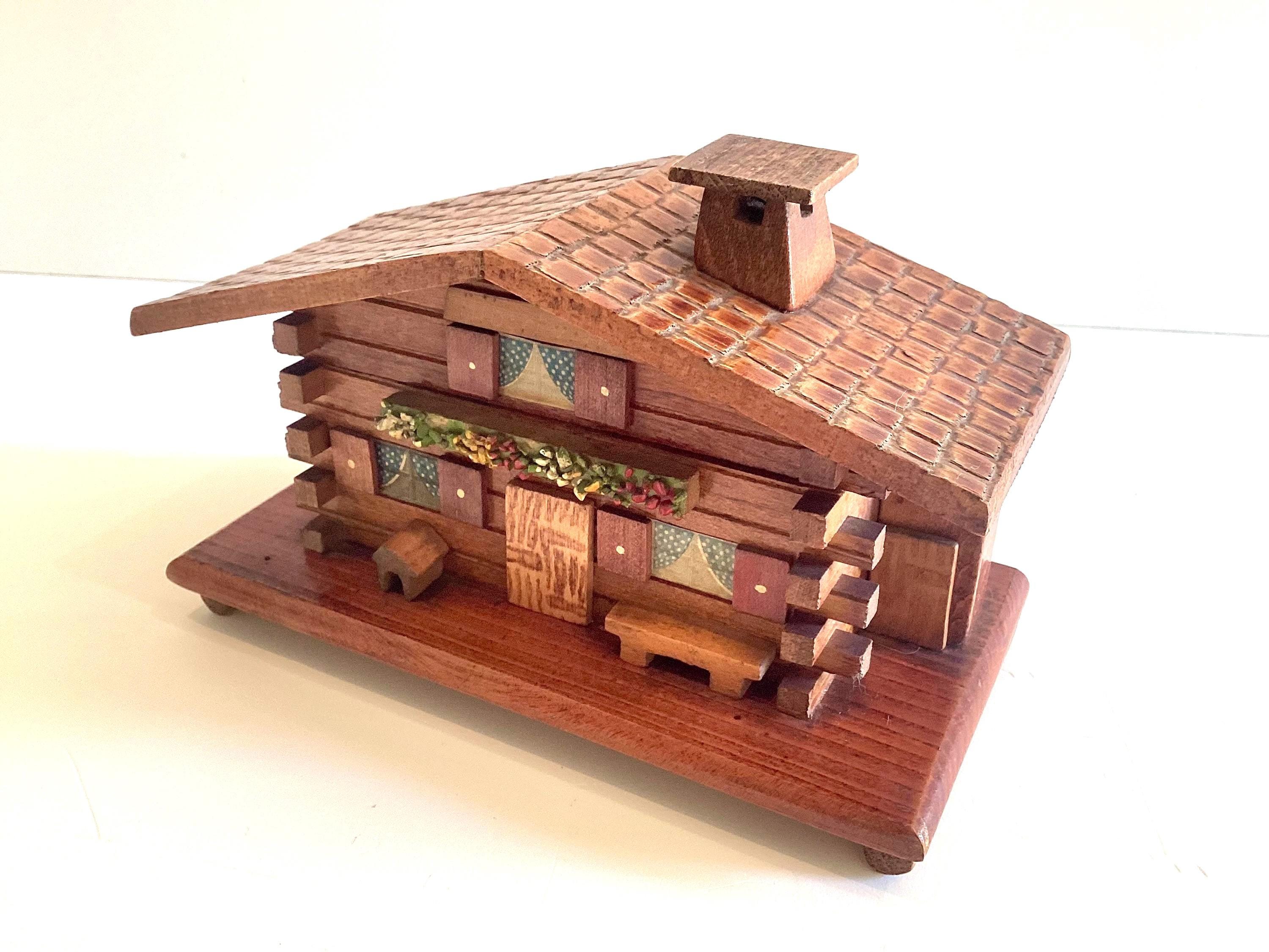 Vintage Music Box | Rare Chalet Jewelry Holder (1950s) Swiss “Le Vieux Chalet — photo 6 of 9