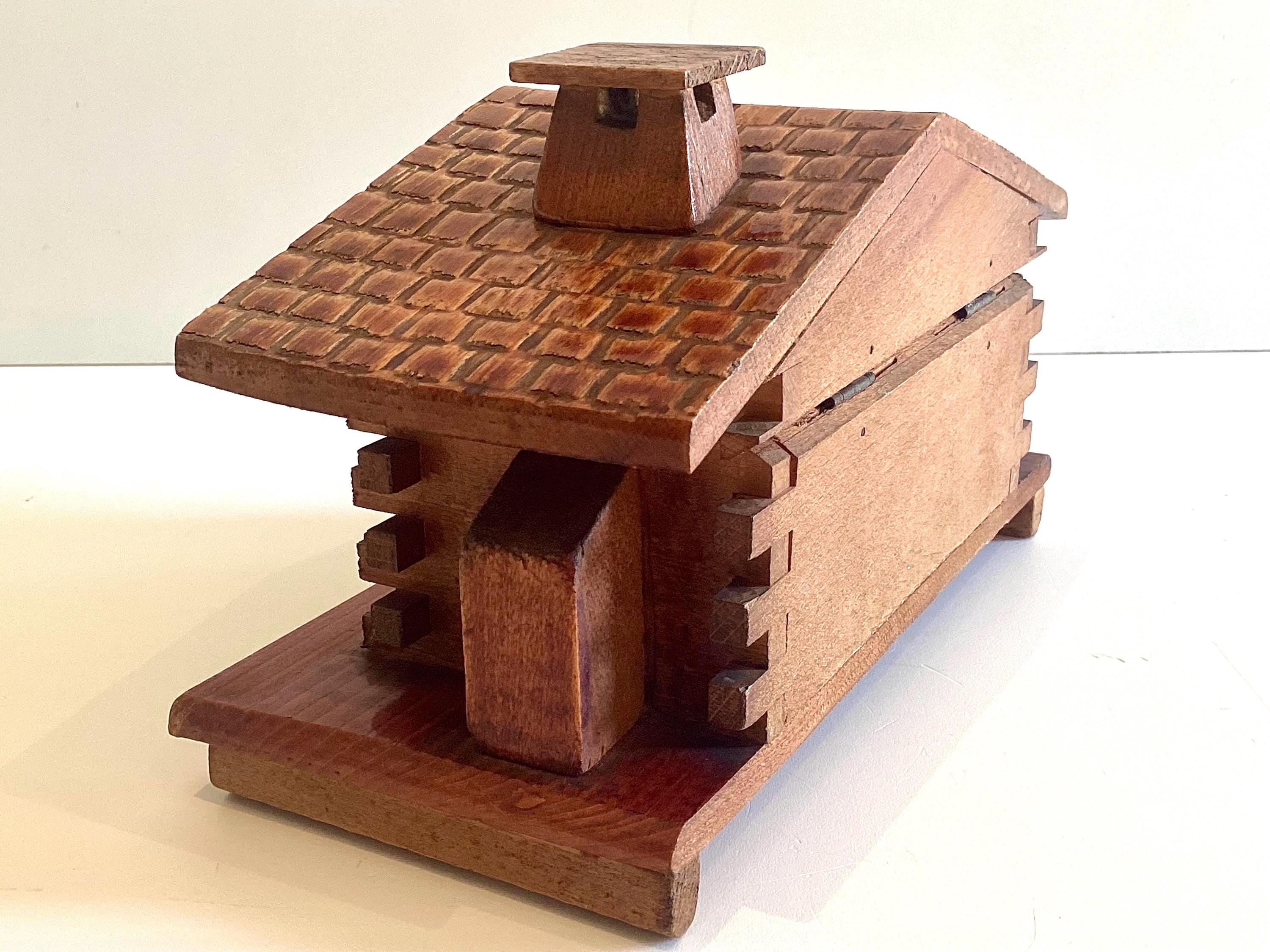 Vintage Music Box | Rare Chalet Jewelry Holder (1950s) Swiss “Le Vieux Chalet — photo 7 of 9