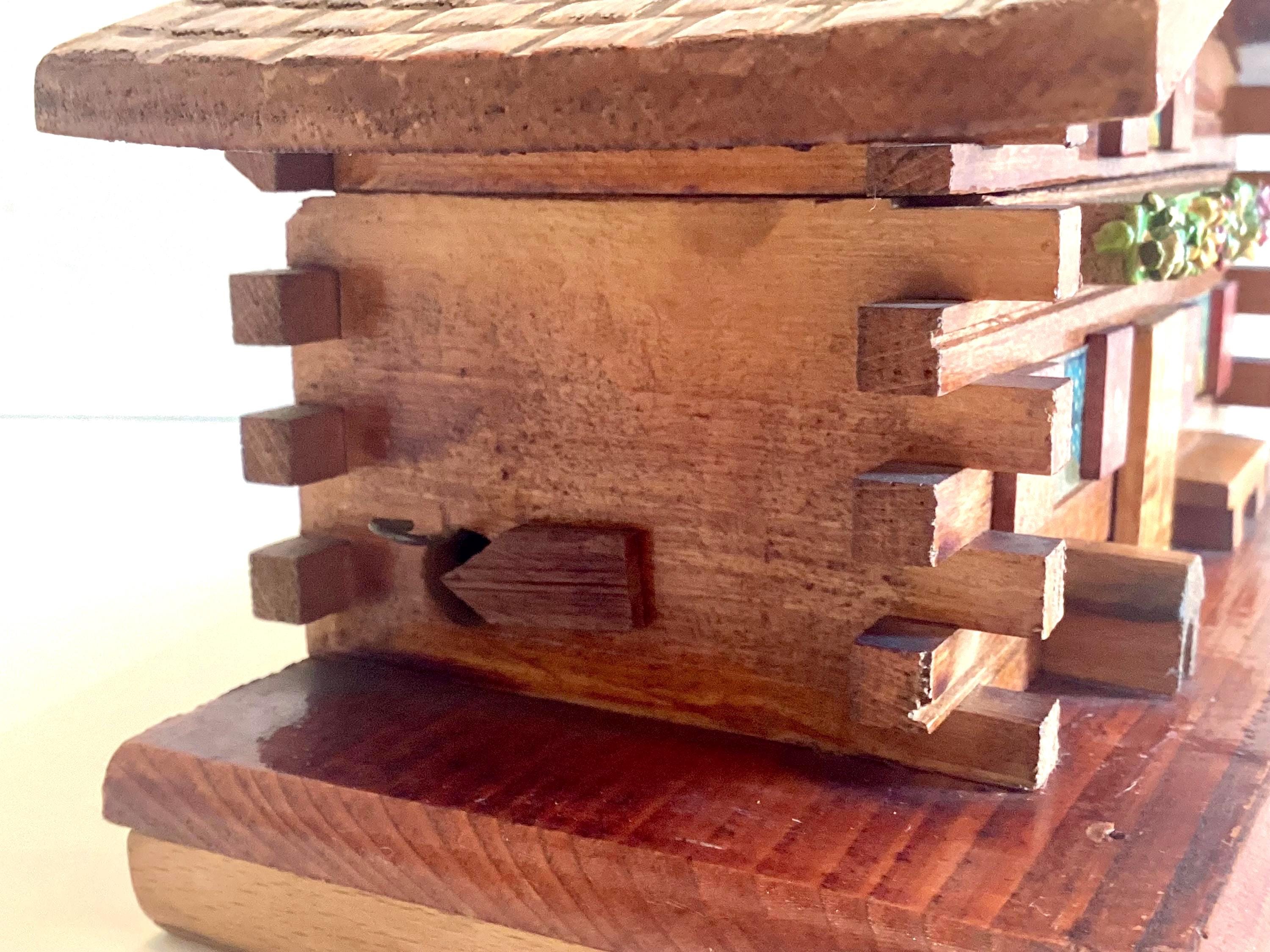 Vintage Music Box | Rare Chalet Jewelry Holder (1950s) Swiss “Le Vieux Chalet — photo 8 of 9