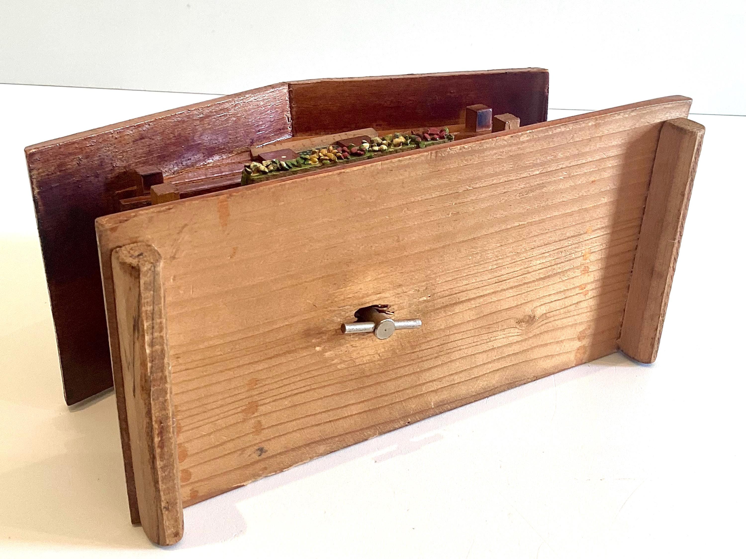 Vintage Music Box | Rare Chalet Jewelry Holder (1950s) Swiss “Le Vieux Chalet — photo 9 of 9