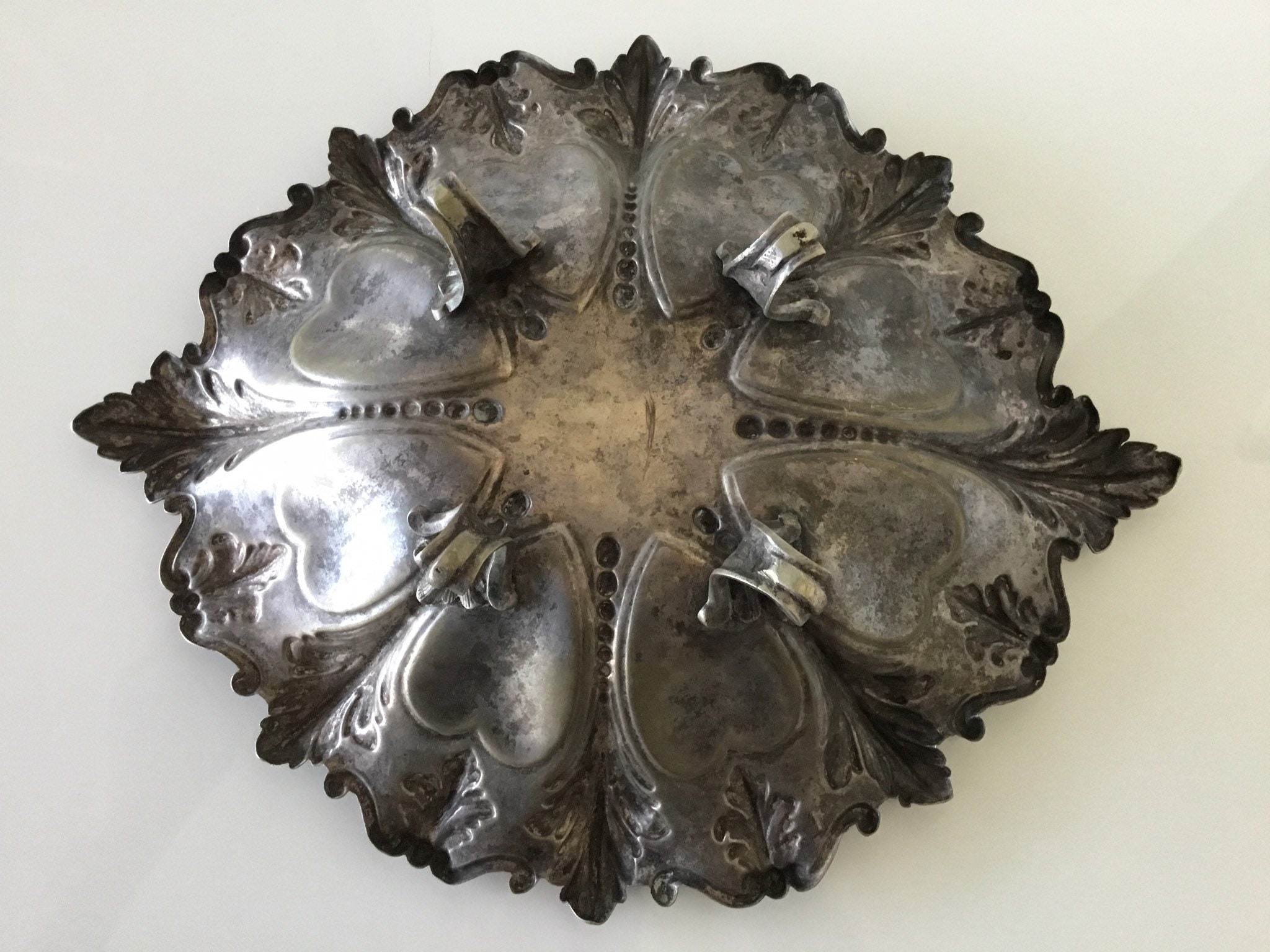 Pewter Fruit Centerpiece Austro-Hungarian Empire (1800s) — photo 5 of 5