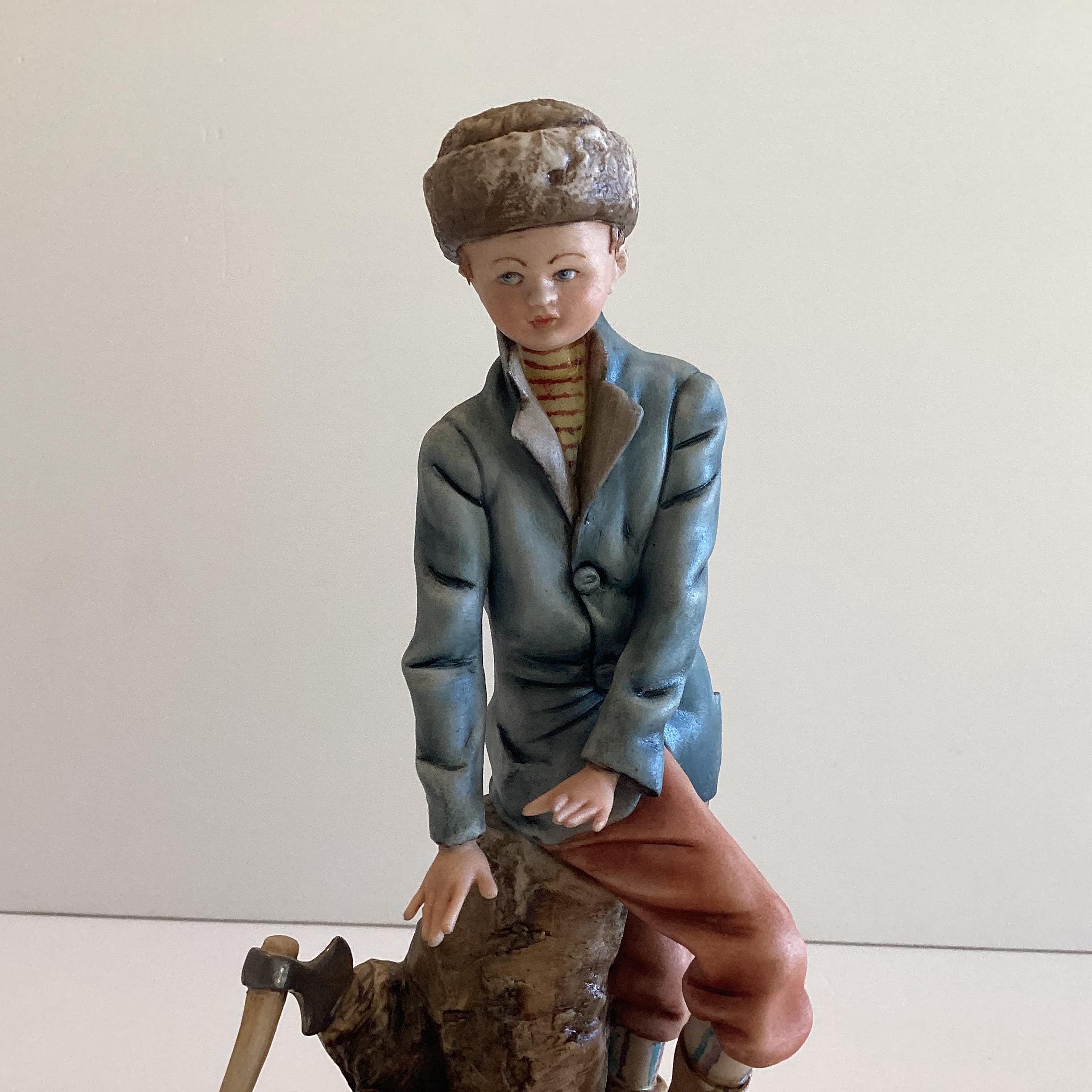 Vintage Porcelain | Capodimonte Volta Artist, Italian Figurine, 1950s Hand-Painted Collectible — photo 3 of 10