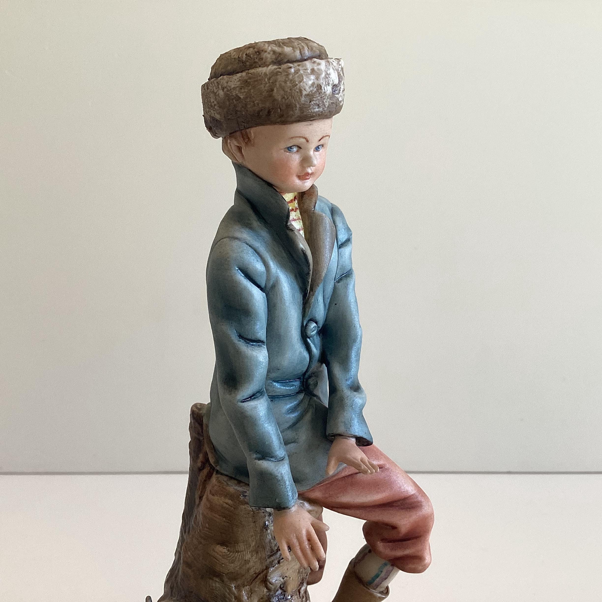 Vintage Porcelain | Capodimonte Volta Artist, Italian Figurine, 1950s Hand-Painted Collectible — photo 4 of 10
