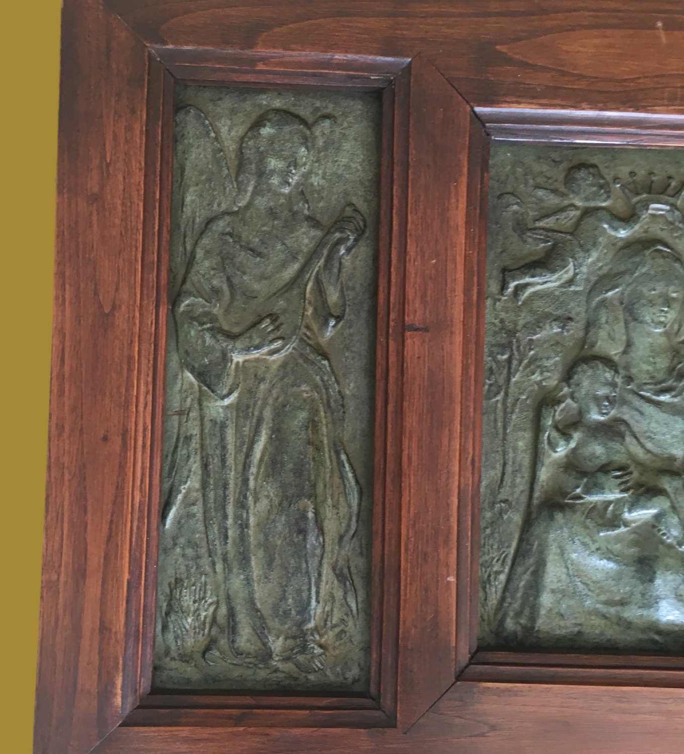 Vintage French Icon – Religious Ceramic (Early 1900s, Rare Collectible) — photo 4 of 6