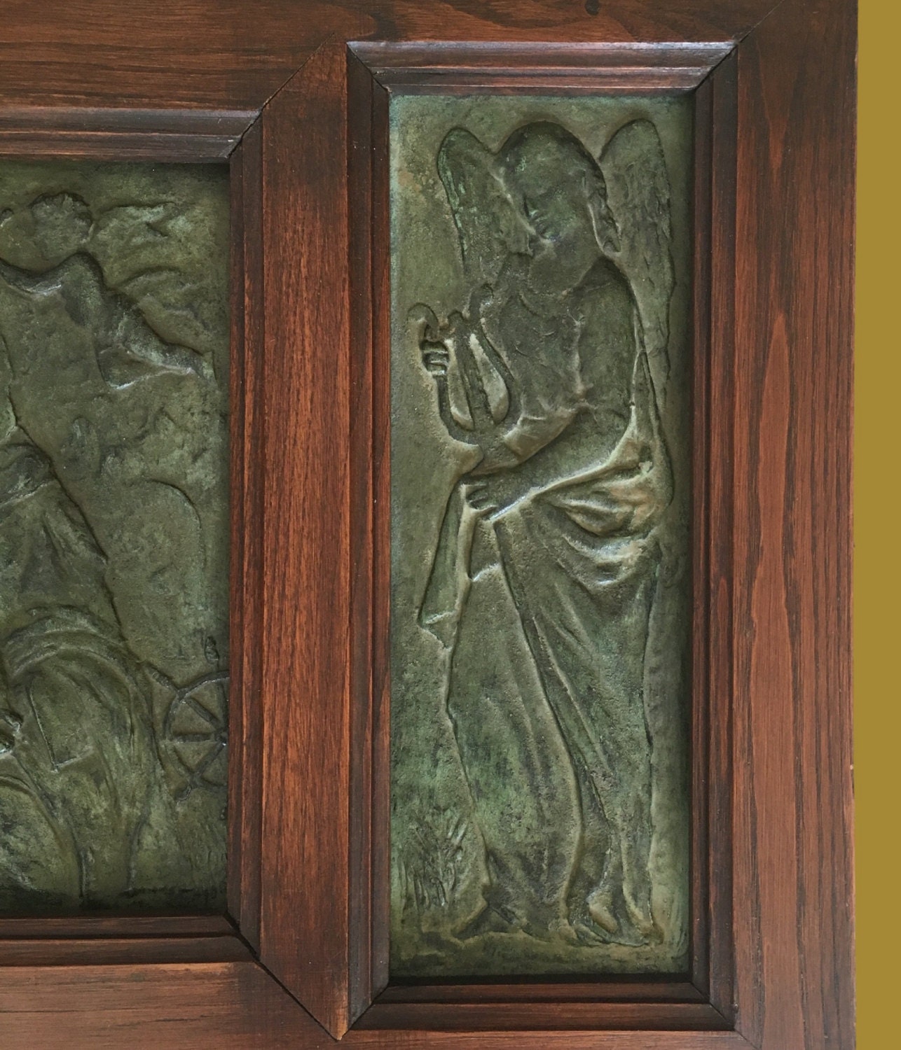 Vintage French Icon – Religious Ceramic (Early 1900s, Rare Collectible) — photo 6 of 6