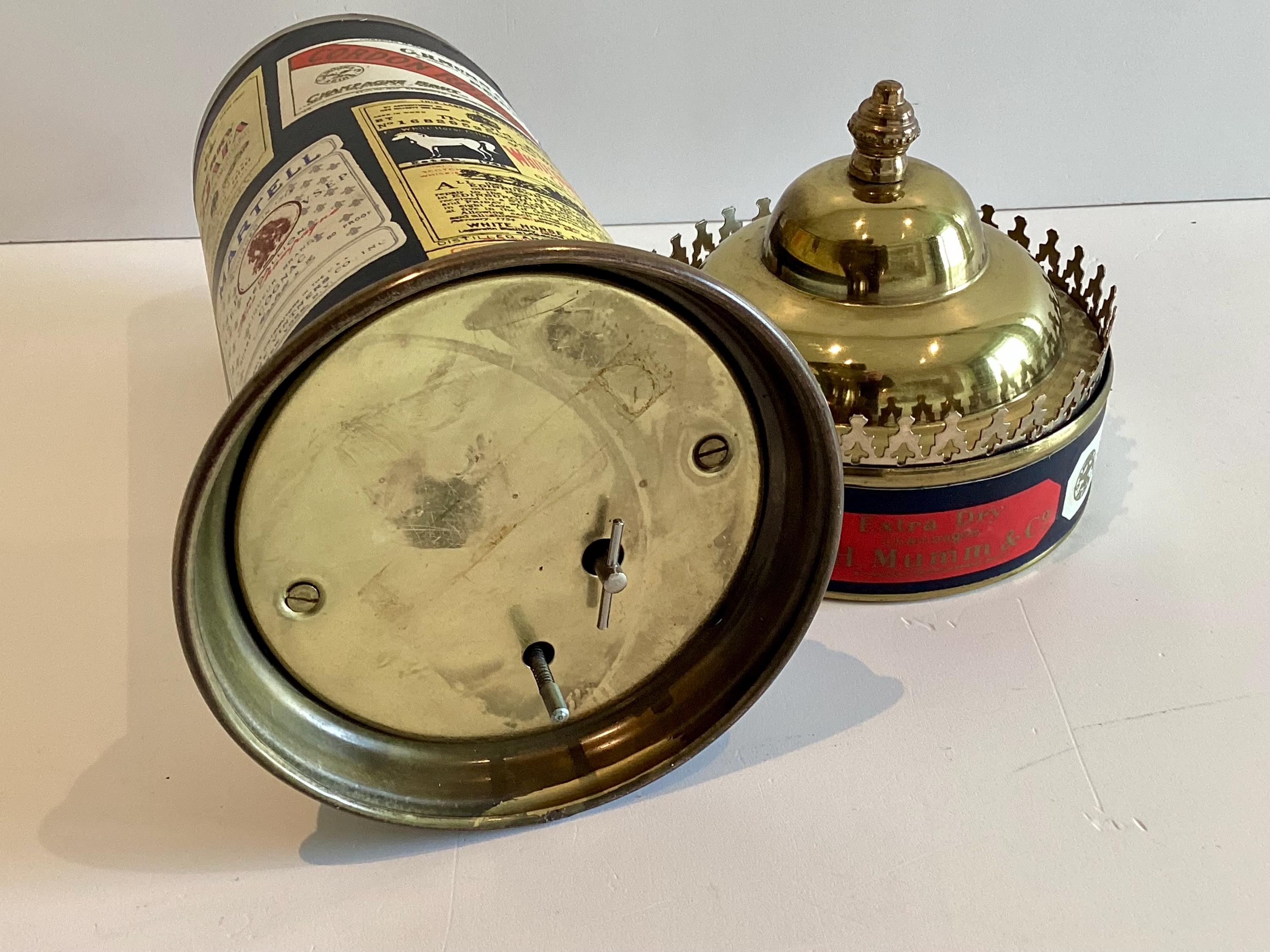 Vintage Barware Musical Decanter French 1950s Swiss Music Box Liquor Bottle MCM — photo 11 of 11