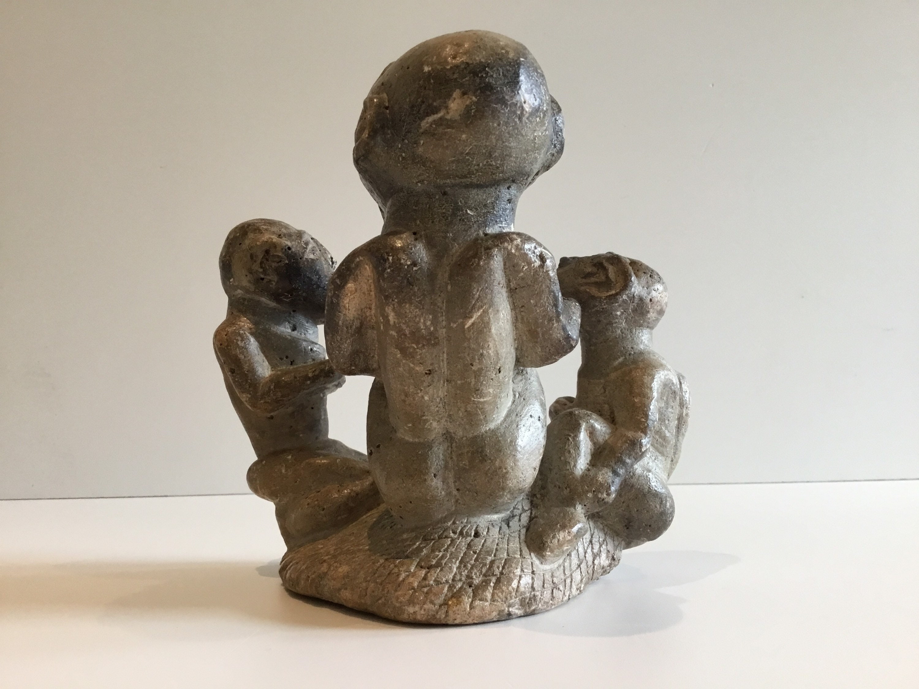 Tribal Sculpture - Hand-Carved Stone, West African Style, 18th Century Heavy Limestone. — photo 6 of 9