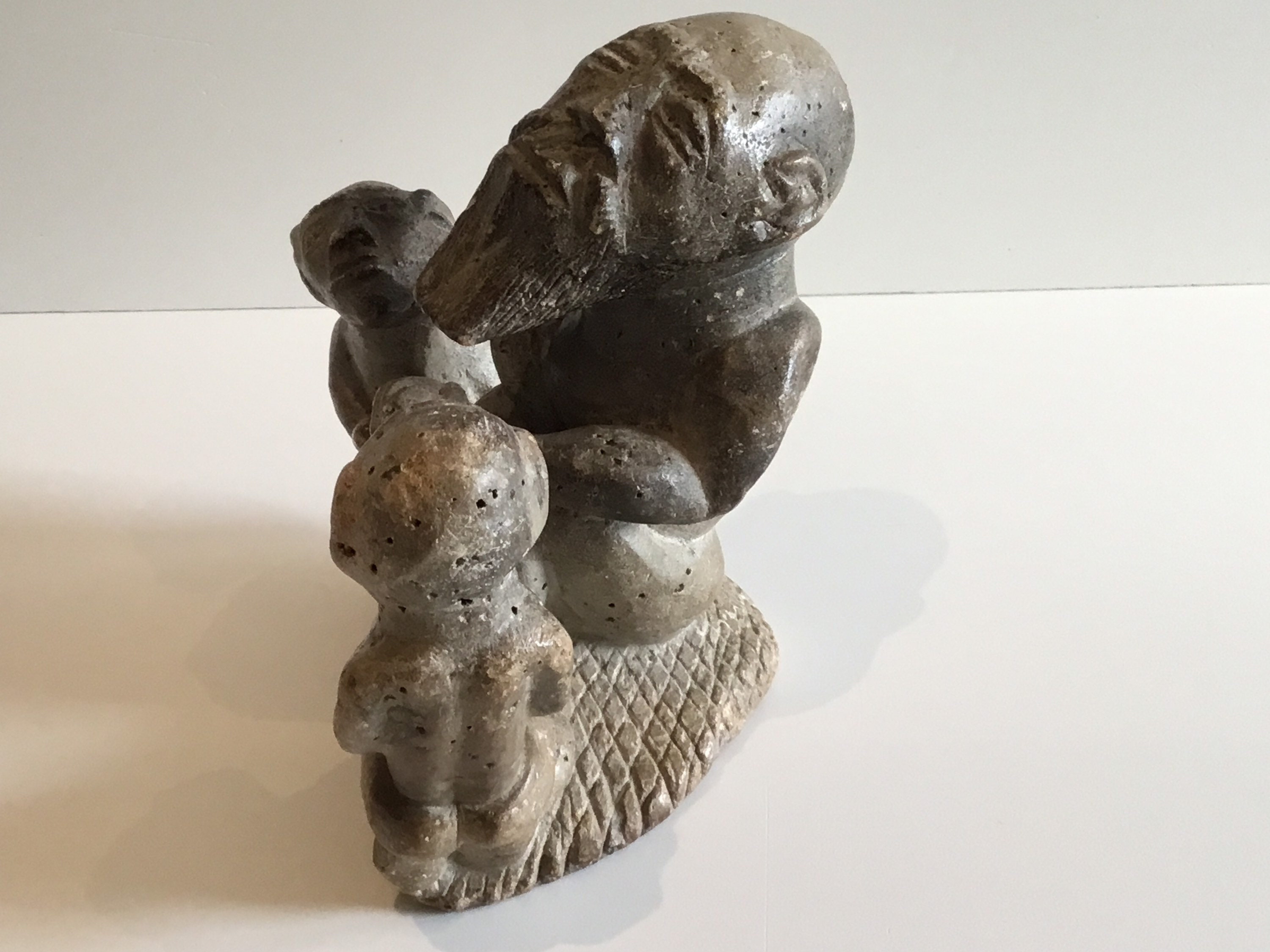 Tribal Sculpture - Hand-Carved Stone, West African Style, 18th Century Heavy Limestone. — photo 8 of 9