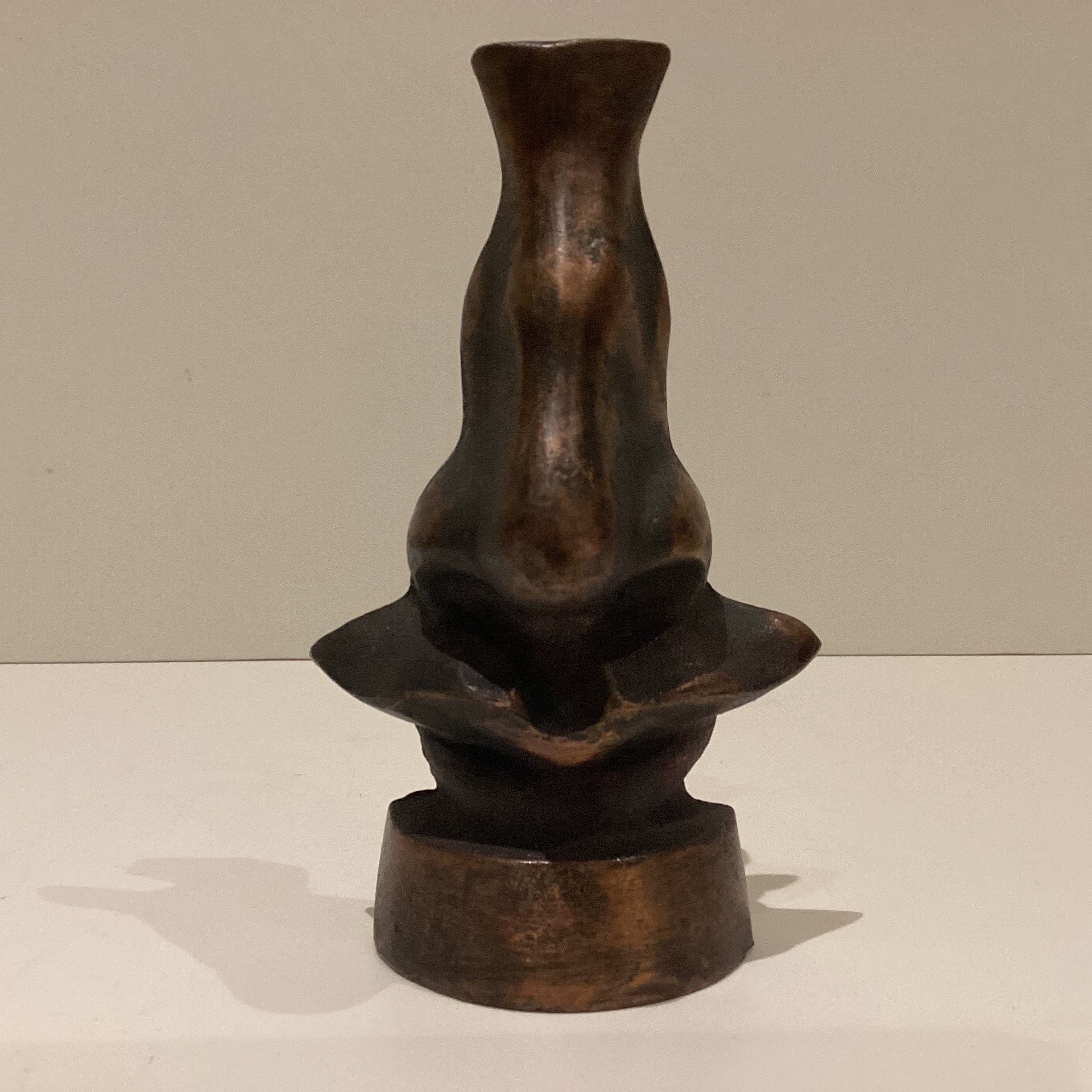Vintage Glasses Holder – Salvador Dali “De Nose”, Rare Collectible Patinated Copper 1950s — photo 3 of 9