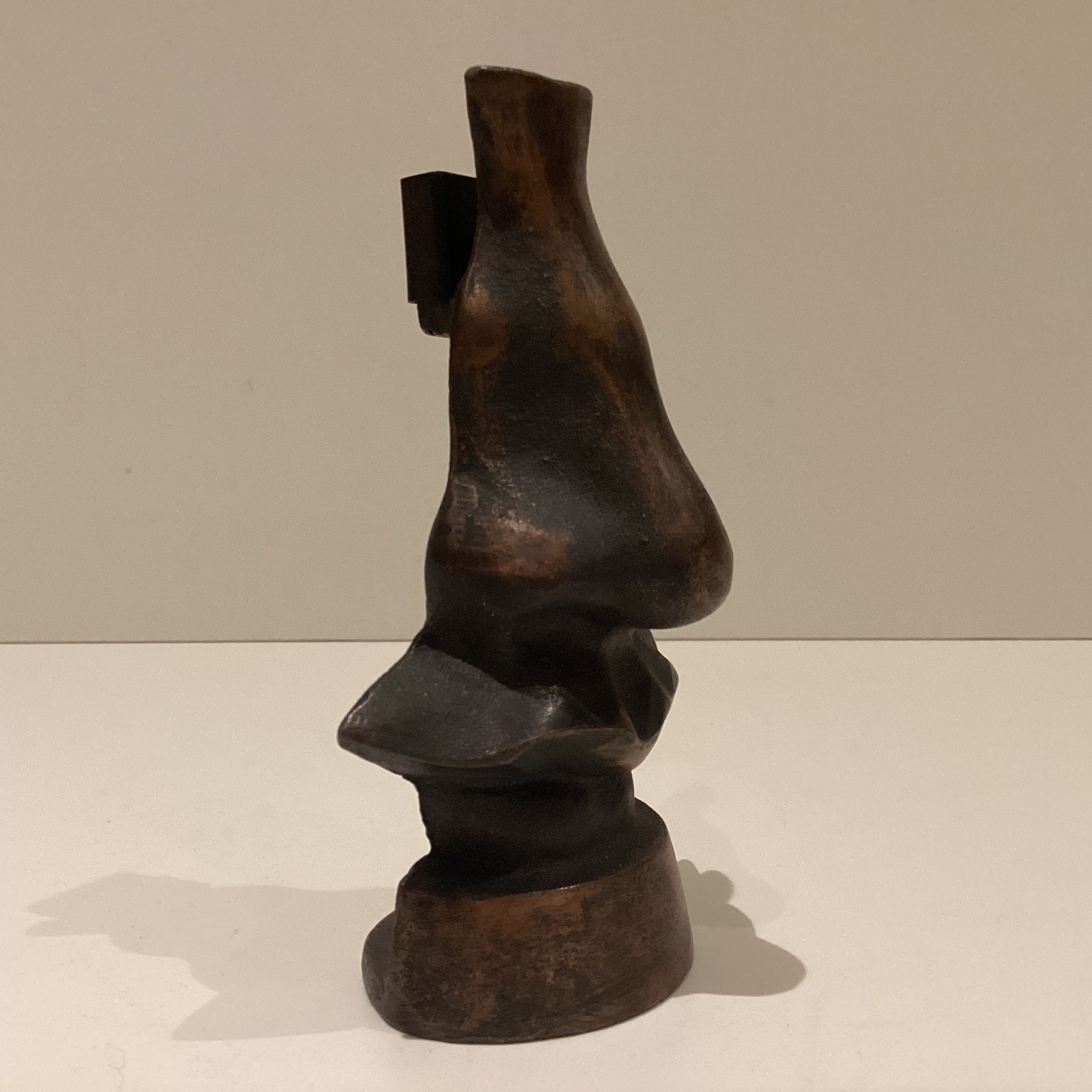 Vintage Glasses Holder – Salvador Dali “De Nose”, Rare Collectible Patinated Copper 1950s — photo 6 of 9