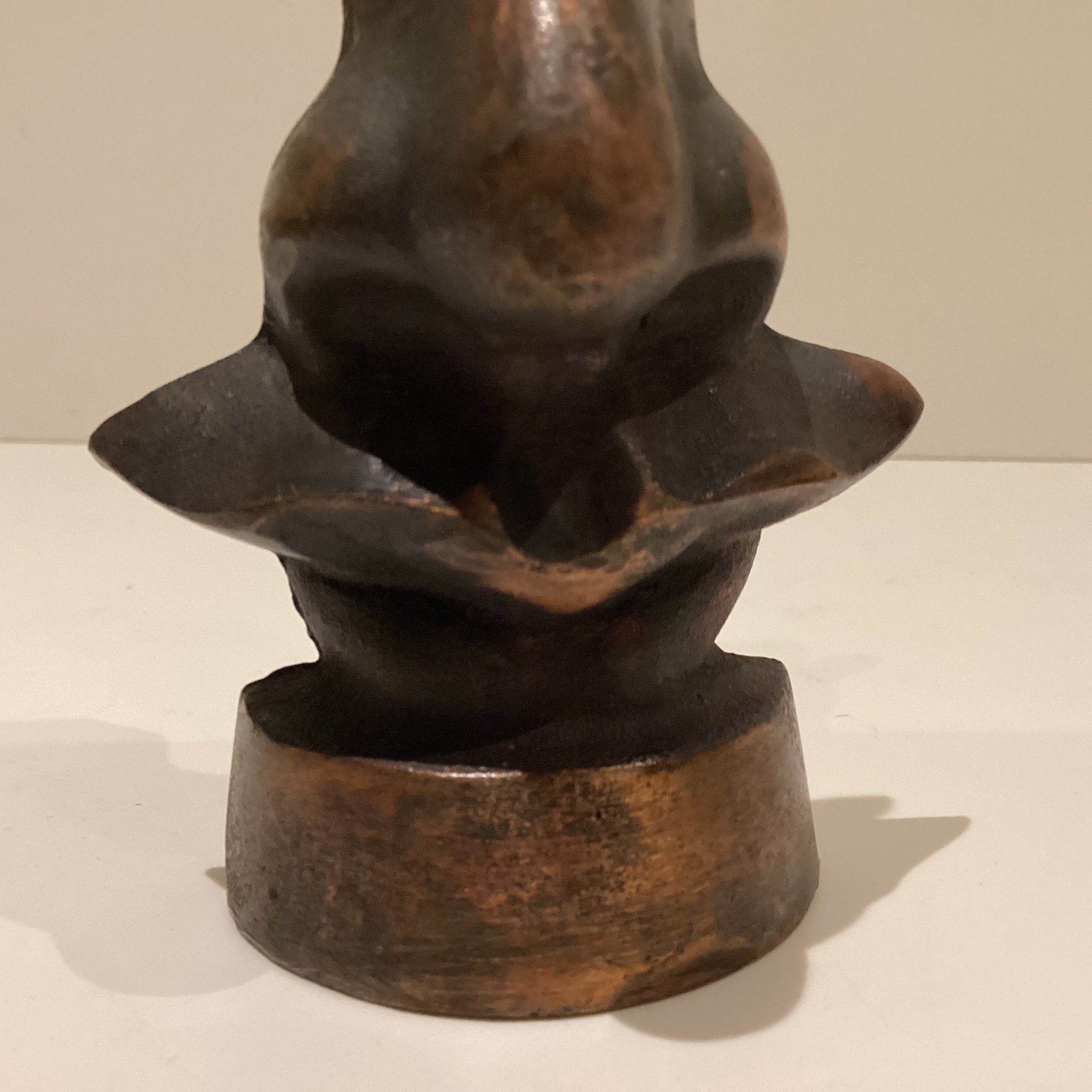 Vintage Glasses Holder – Salvador Dali “De Nose”, Rare Collectible Patinated Copper 1950s — photo 8 of 9