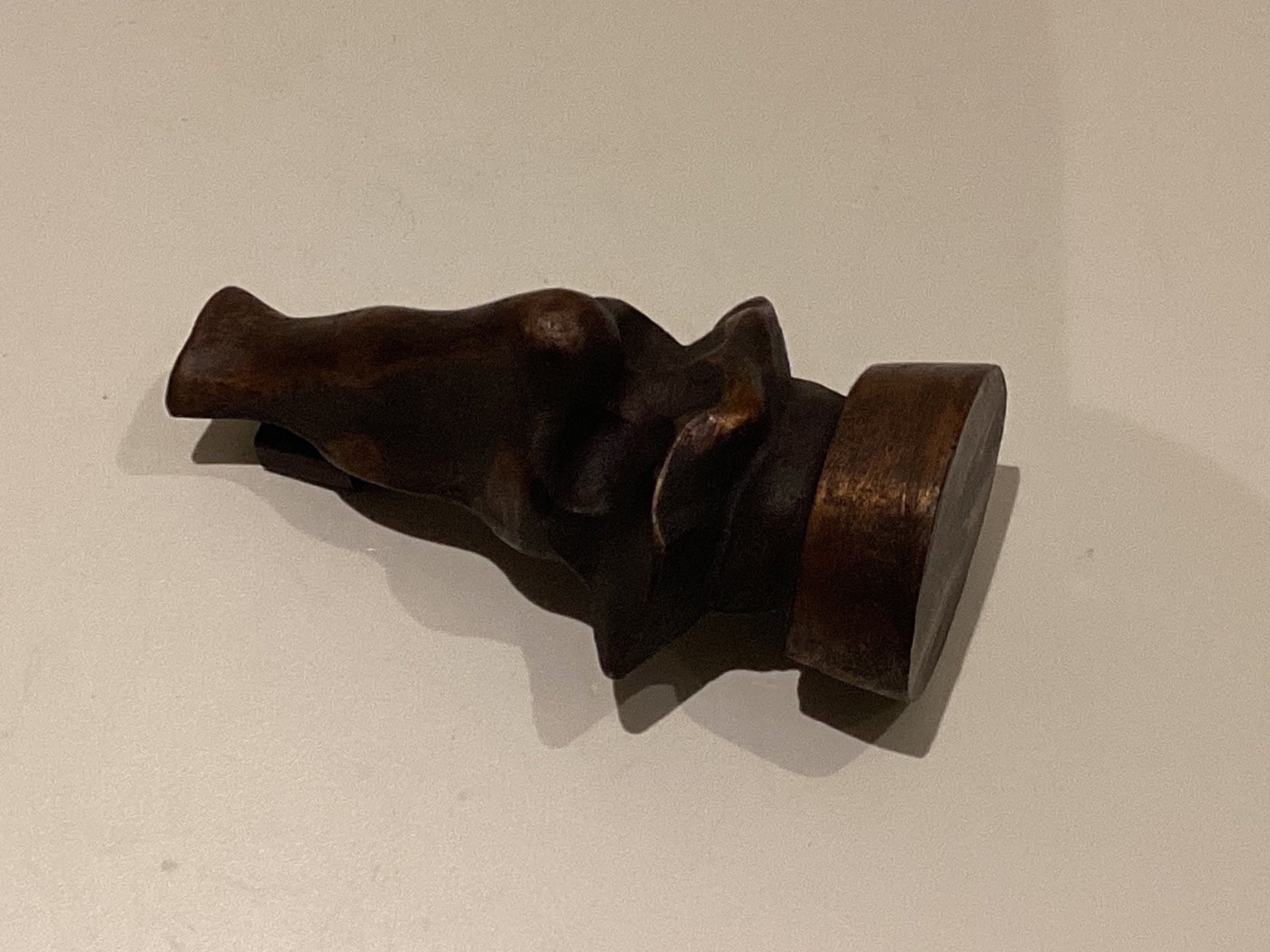 Vintage Glasses Holder – Salvador Dali “De Nose”, Rare Collectible Patinated Copper 1950s — photo 9 of 9