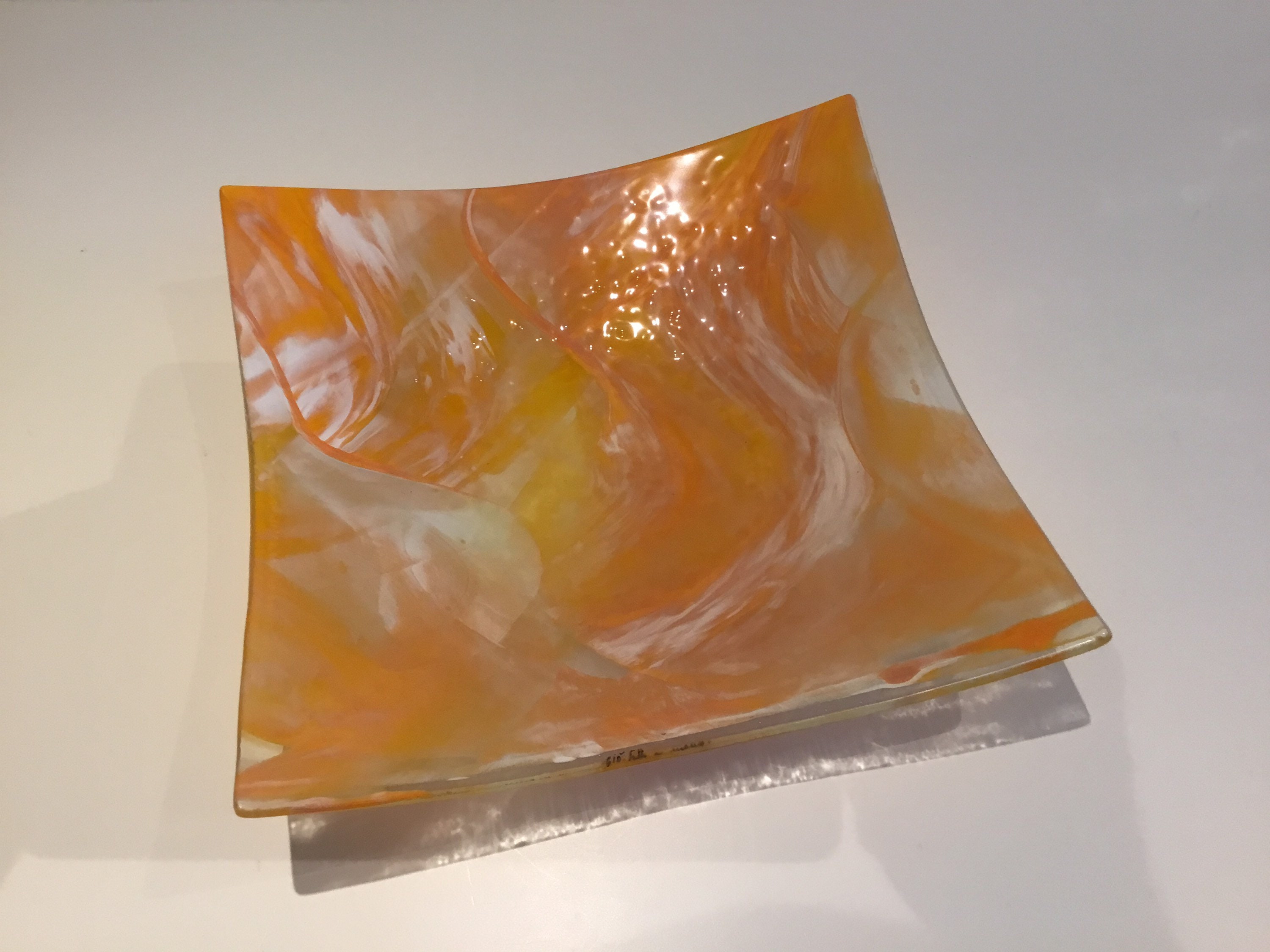 Vintage Murano Glass | 1950s "Gió" Signed Centrepiece, Handmade Italian Art Glass — photo 3 of 8