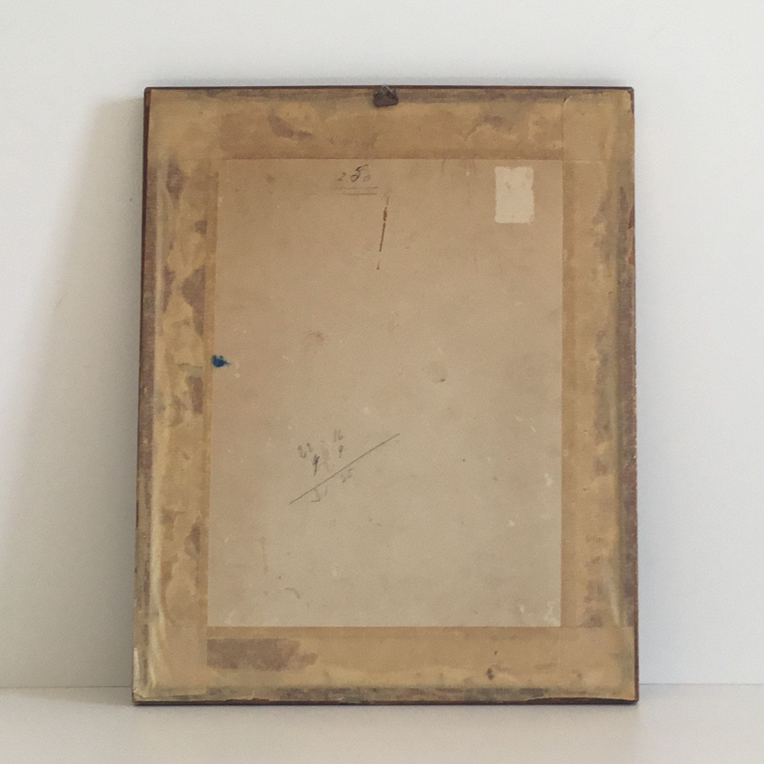 Antique Watercolour Painting | Alfred Stevens Late 19th Century, Belgian City Church View — photo 8 of 8