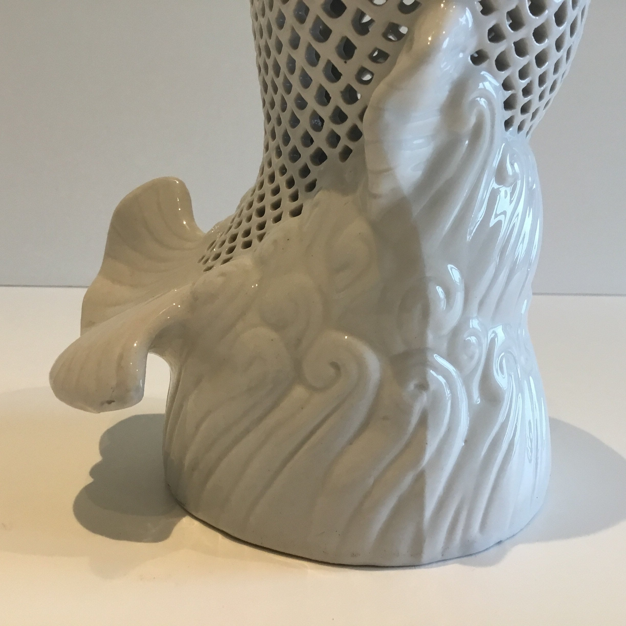 Rare Fish In Reticulated Porcelain (Made In China) — photo 9 of 10