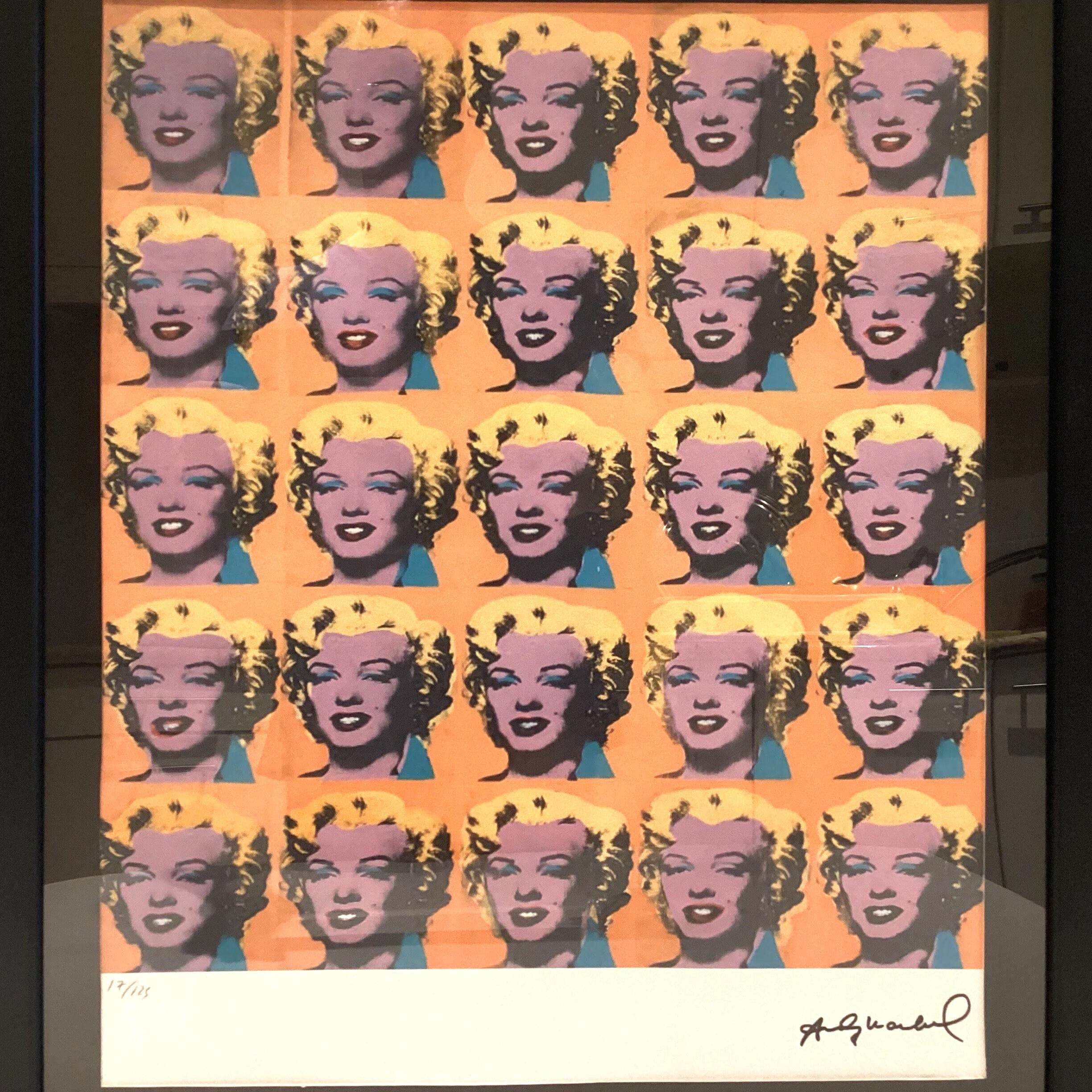 Vintage Print | Andy Warhol Signed Marilyn Monroe Lithograph 17/125 Limited Edition — photo 4 of 8