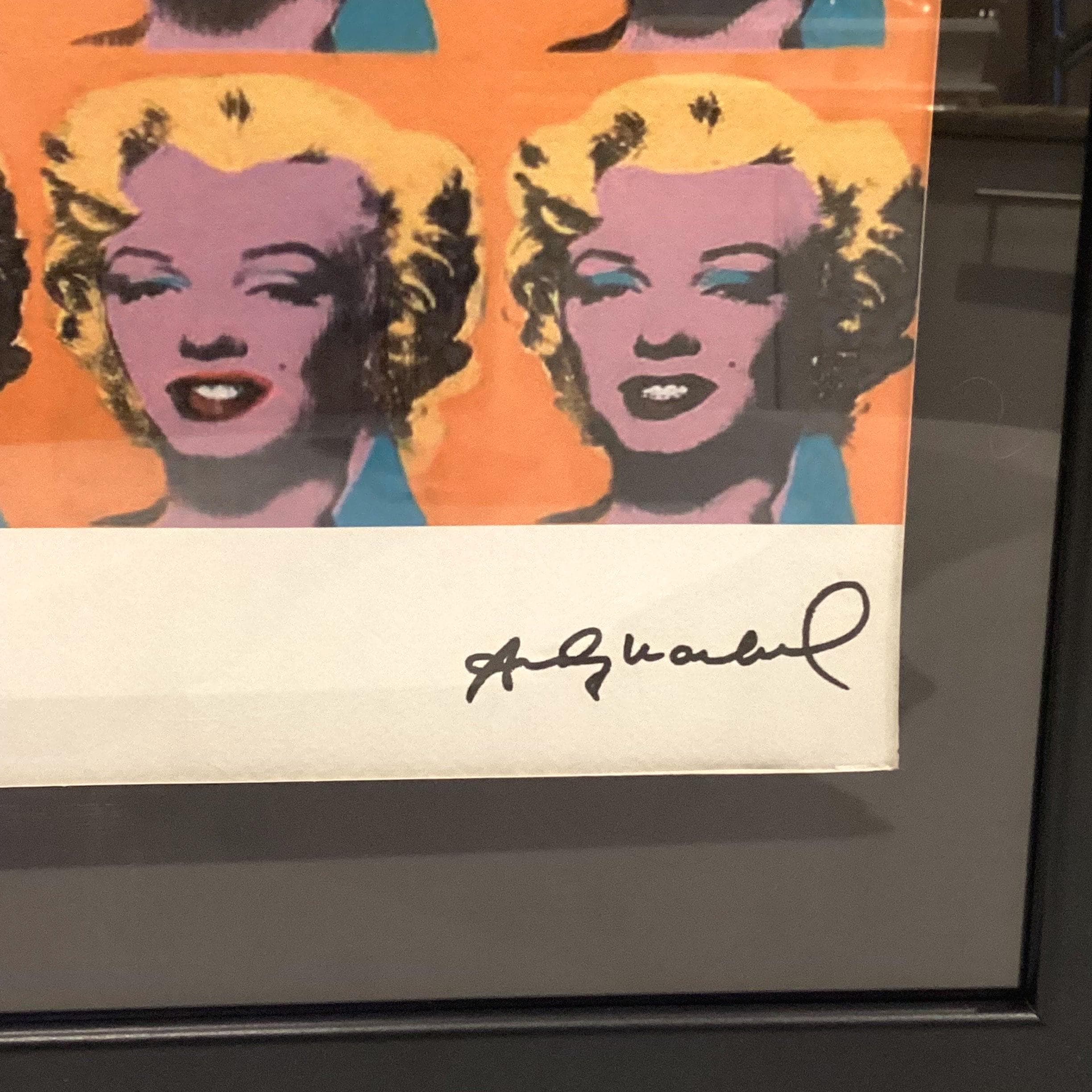 Vintage Print | Andy Warhol Signed Marilyn Monroe Lithograph 17/125 Limited Edition — photo 5 of 8