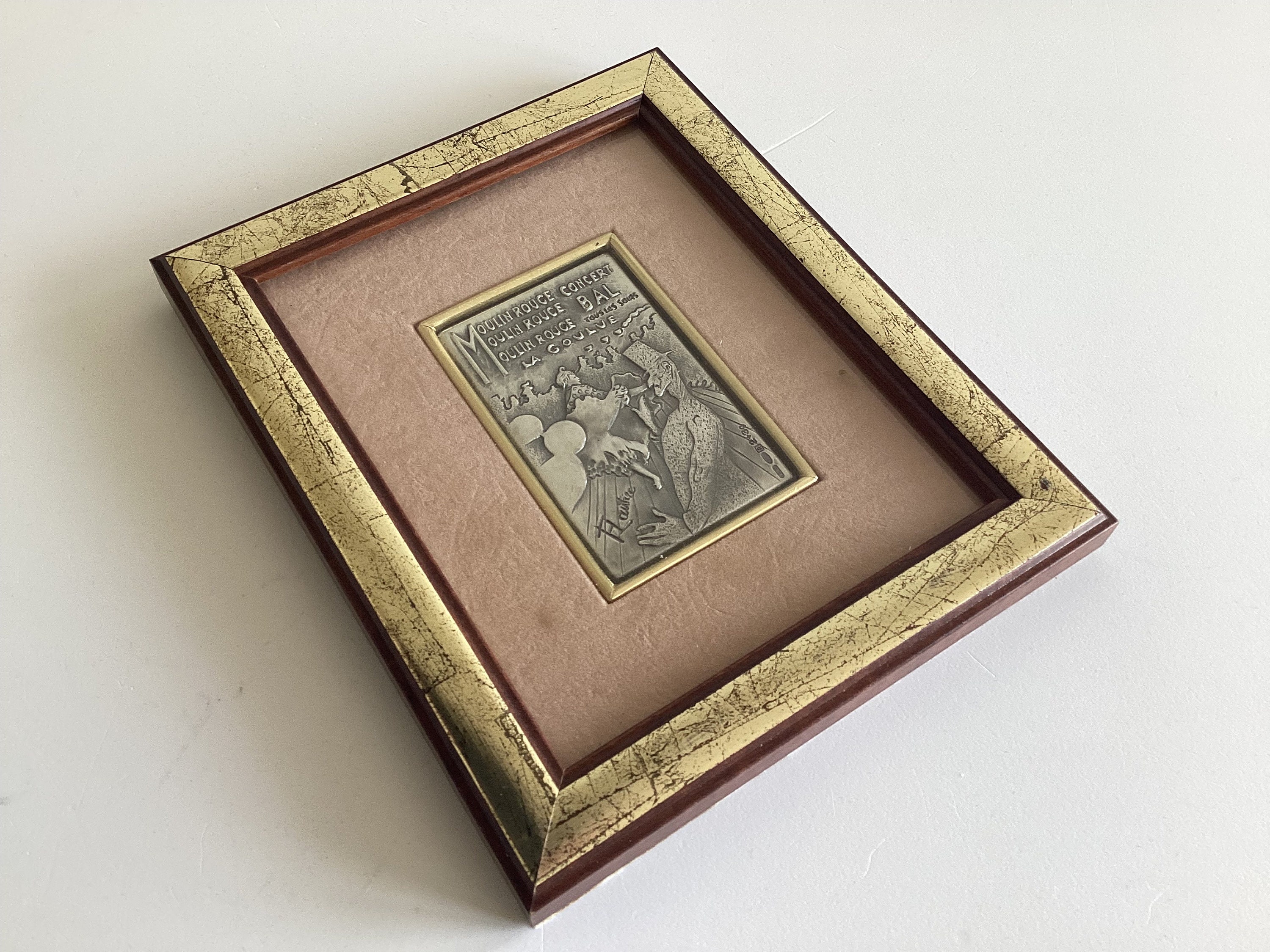 Vintage Decor Rare Bas-Reliefs in 925 Silver (1960s) Modigliani & Toulouse-Lautrec — photo 6 of 7