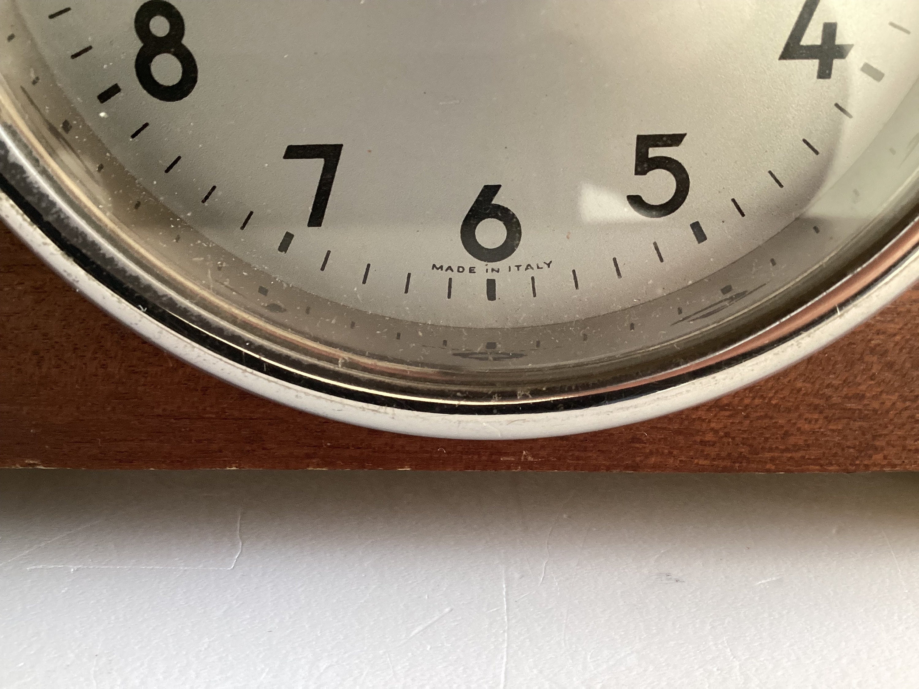 Antique Clock | 1930s Art Deco Junghans Italian Wooden Alarm, Rare Venice Workshop — photo 9 of 9
