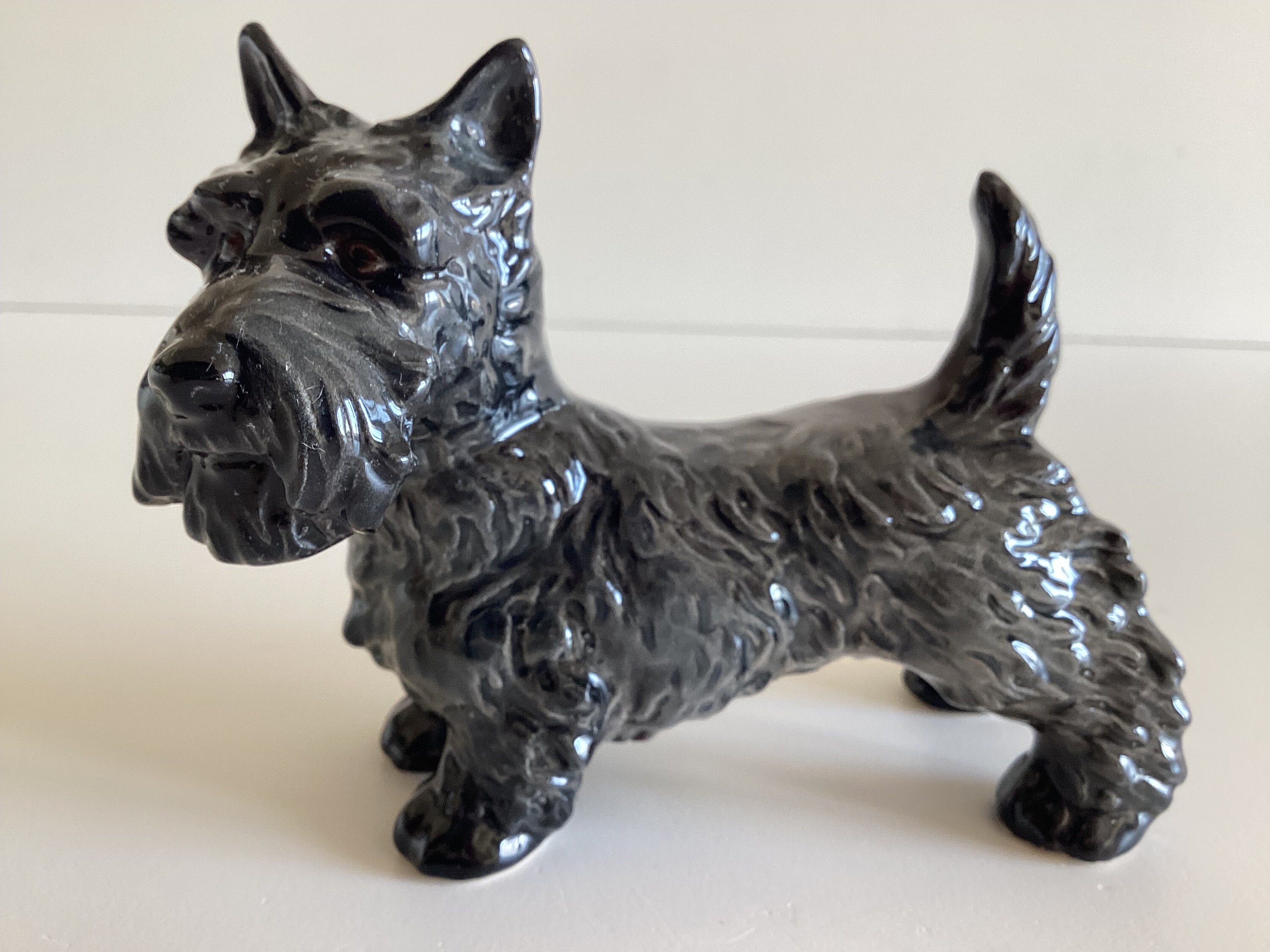Vintage Dog Figurine | Goebel West Germany 1960s, Scottish Terrier Porcelain Collectible — photo 3 of 9