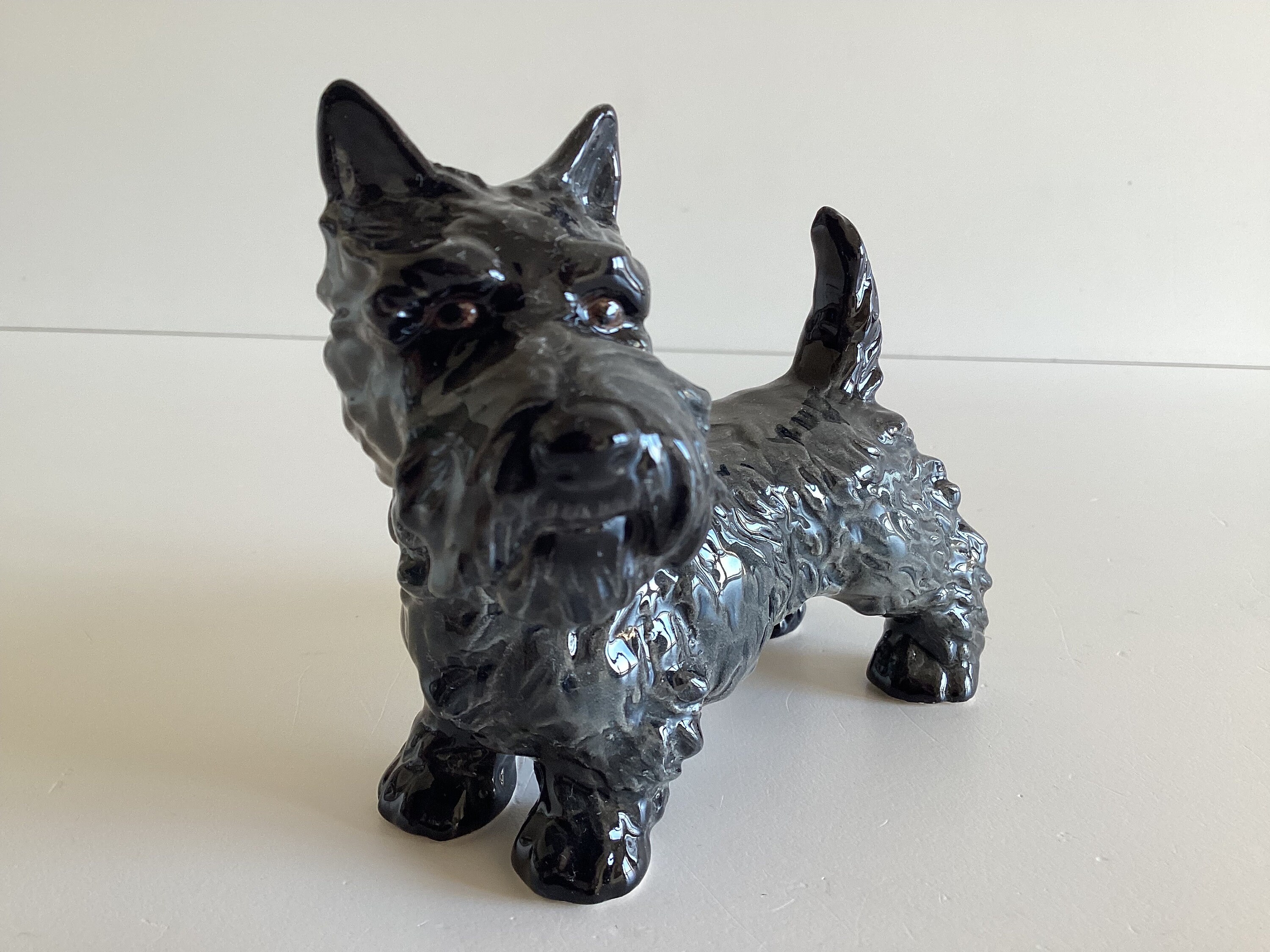 Vintage Dog Figurine | Goebel West Germany 1960s, Scottish Terrier Porcelain Collectible — photo 5 of 9