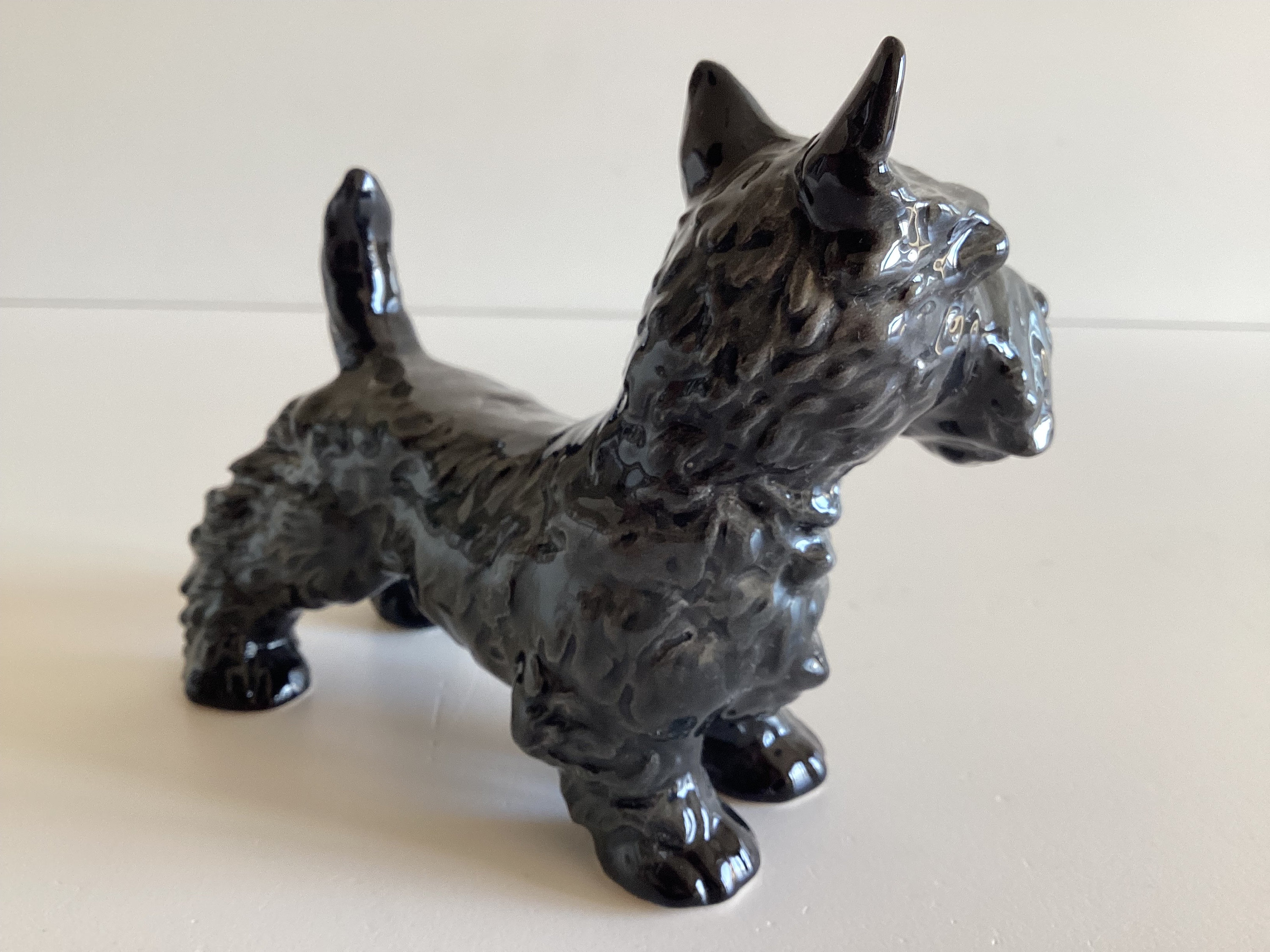 Vintage Dog Figurine | Goebel West Germany 1960s, Scottish Terrier Porcelain Collectible — photo 6 of 9