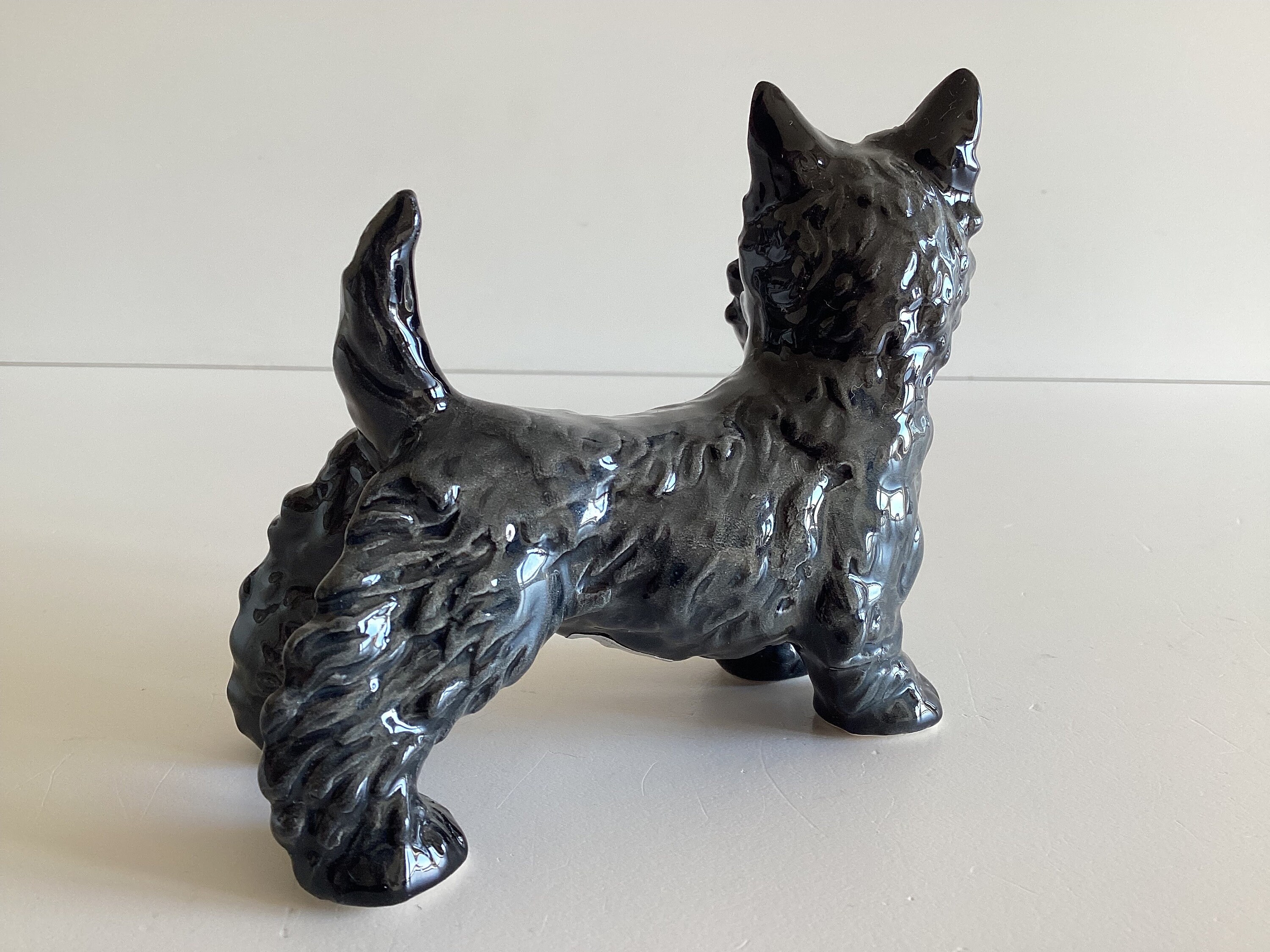 Vintage Dog Figurine | Goebel West Germany 1960s, Scottish Terrier Porcelain Collectible — photo 7 of 9