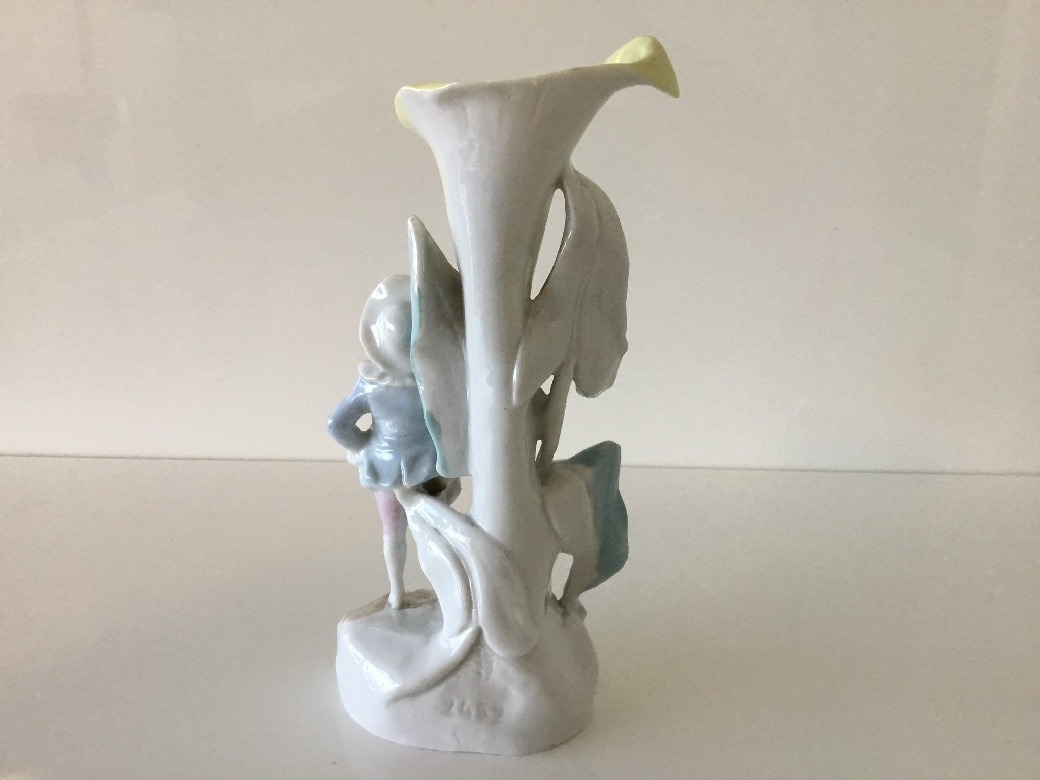 Vintage German Porcelain | 1930s Hand Painted Figurine, Numbered 2459 Miniature — photo 4 of 7