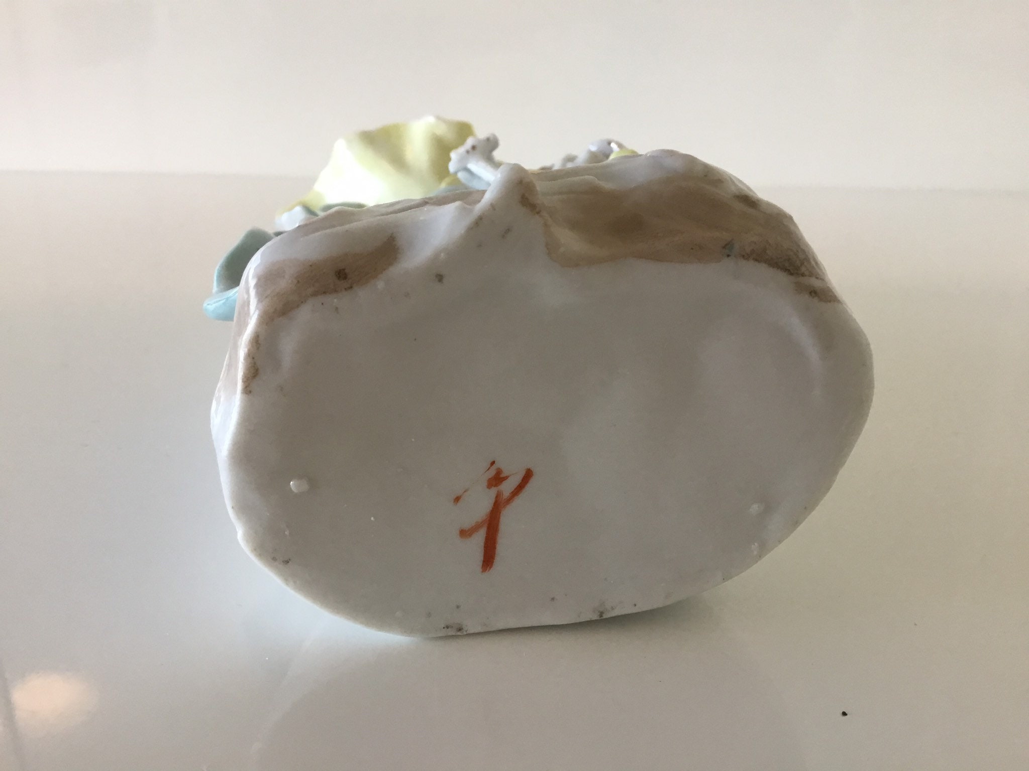 Vintage German Porcelain | 1930s Hand Painted Figurine, Numbered 2459 Miniature — photo 6 of 7
