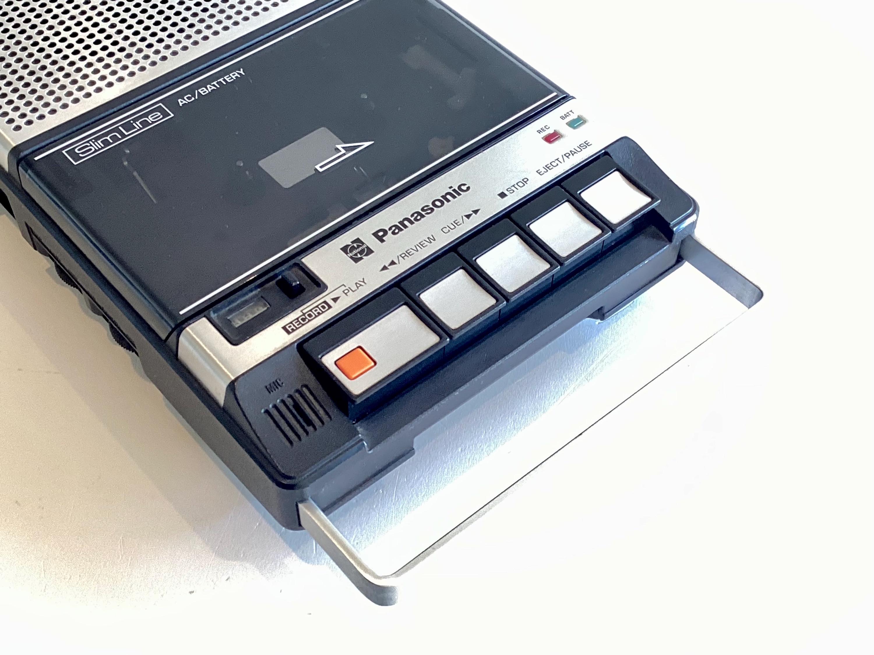 Vintage Cassette Recorder Panansonic RQ-2755 Slim Line Made in Japan Portable Tape Deck — photo 8 of 11