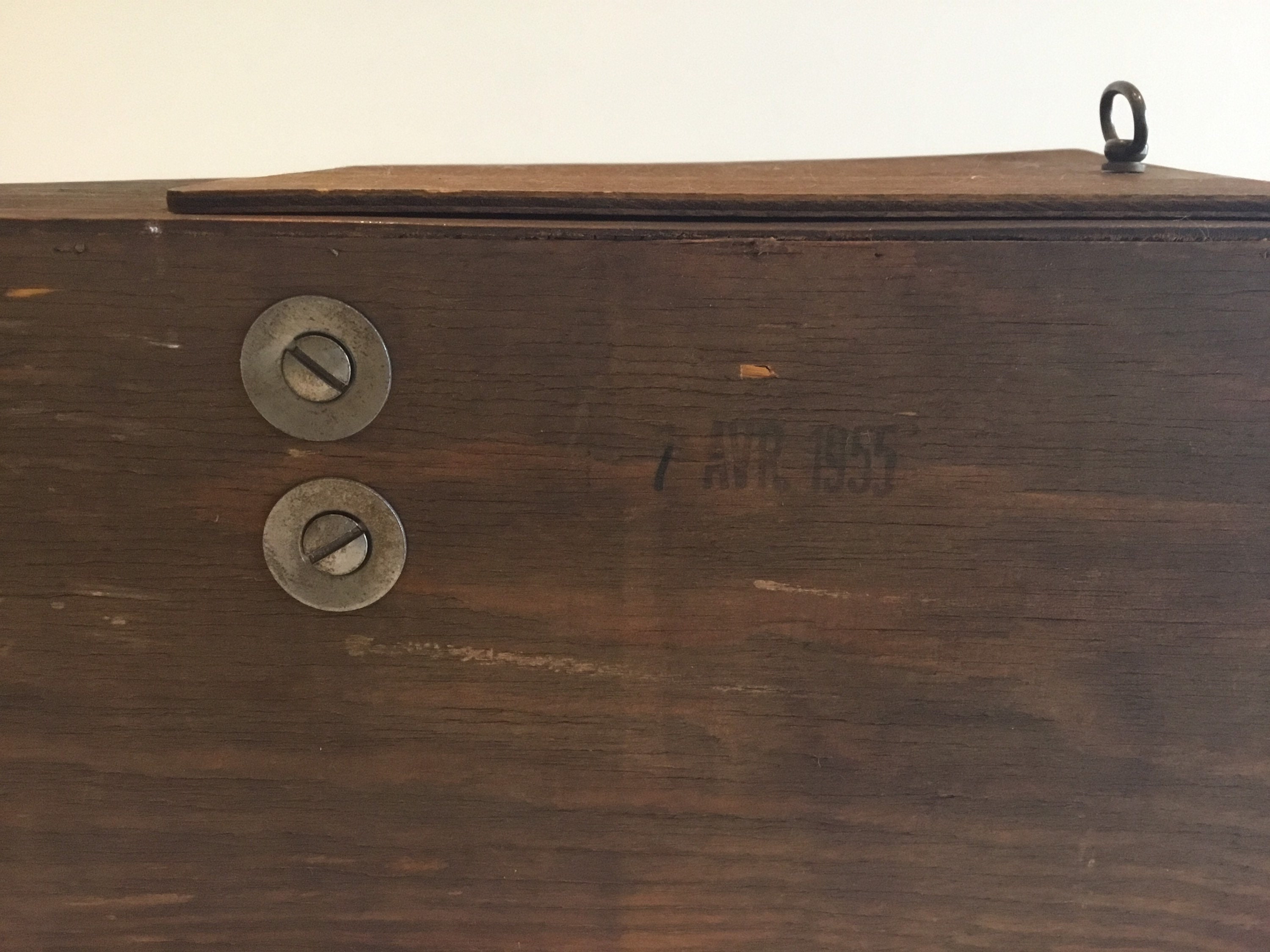 Vintage Clock | Germany 1955 Bim Bam Pendulum, Polished Wood Triple-Chime — photo 10 of 11
