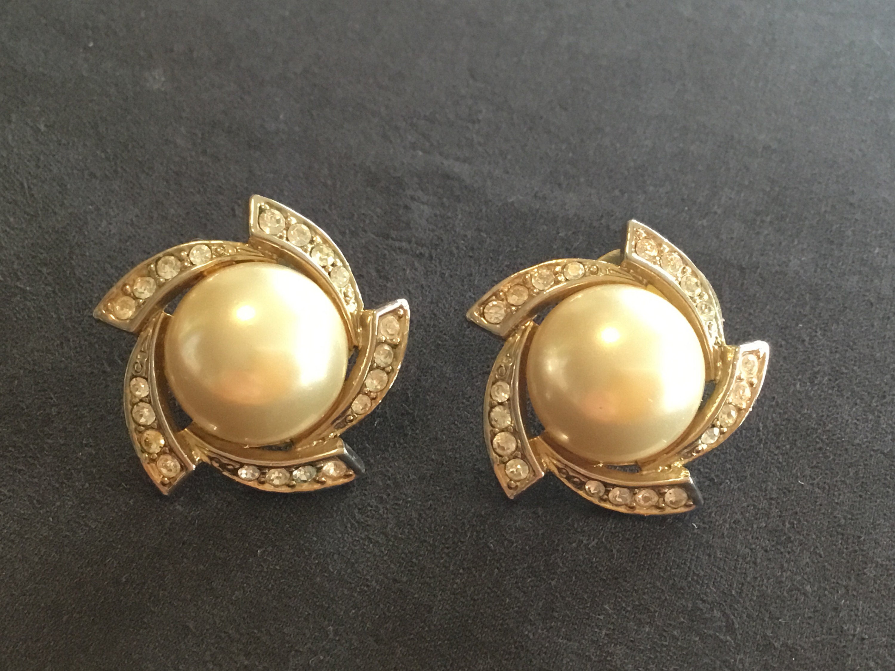 Vintage Jewelry Earrings – Luxury Design (1980s) Made in France — photo 2 of 8