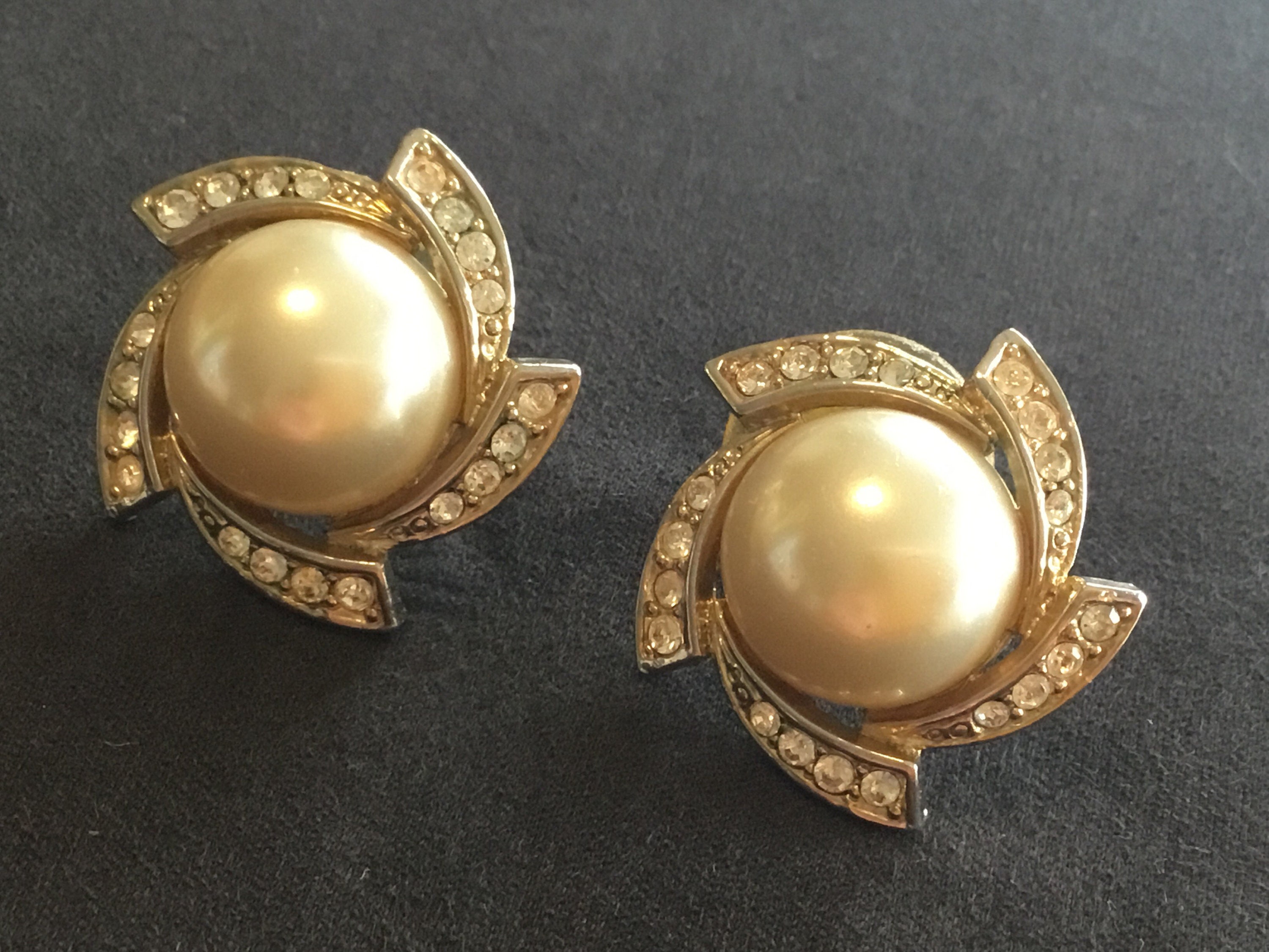 Vintage Jewelry Earrings – Luxury Design (1980s) Made in France — photo 5 of 8