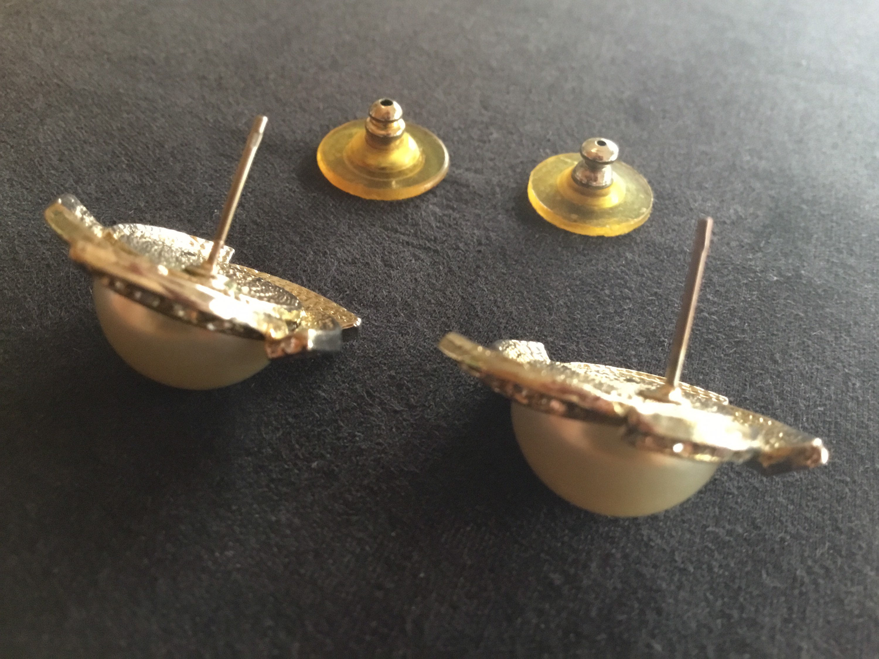 Vintage Jewelry Earrings – Luxury Design (1980s) Made in France — photo 6 of 8