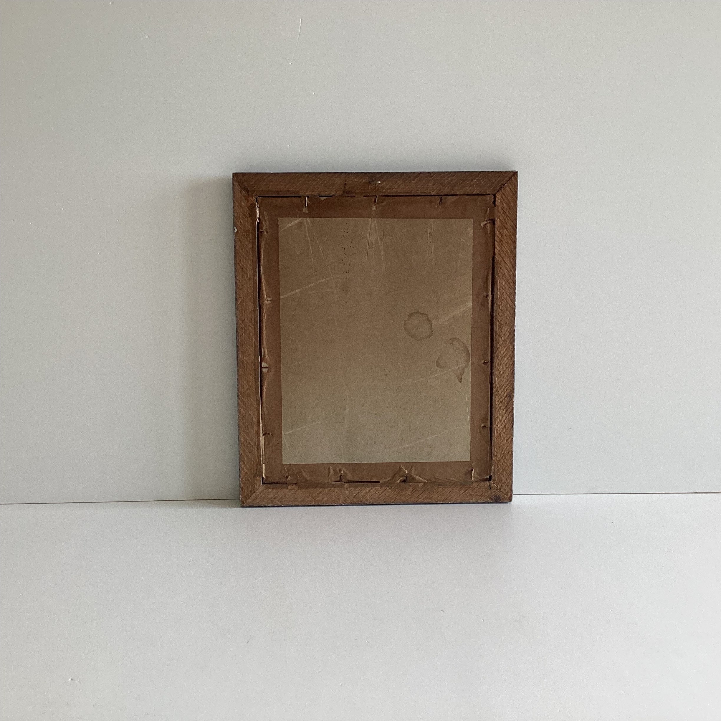 Vintage Drawing | 1934 Pencil Charcoal Art by L. Meng, Original Framed Dutch Painting — photo 7 of 7