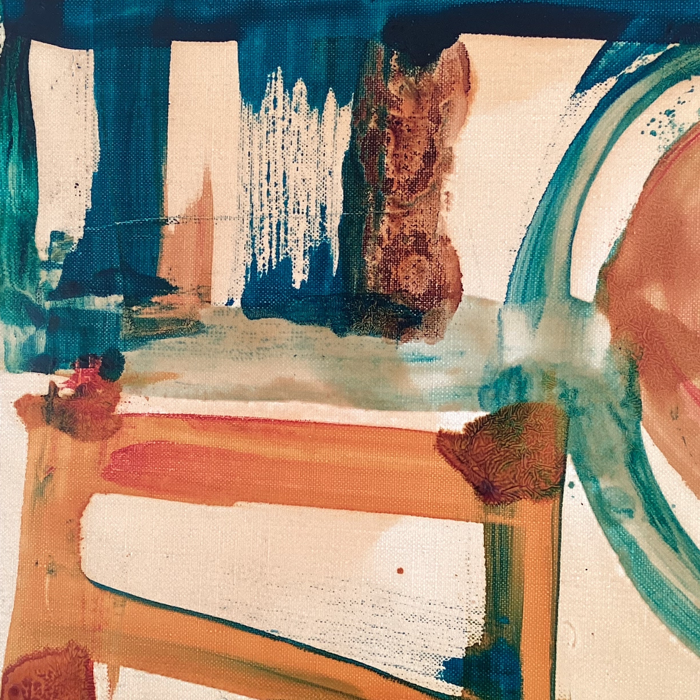 Abstract Art | Marthe Keller Bold Textural Painting, 2008 Contemporary Canvas* — photo 7 of 9