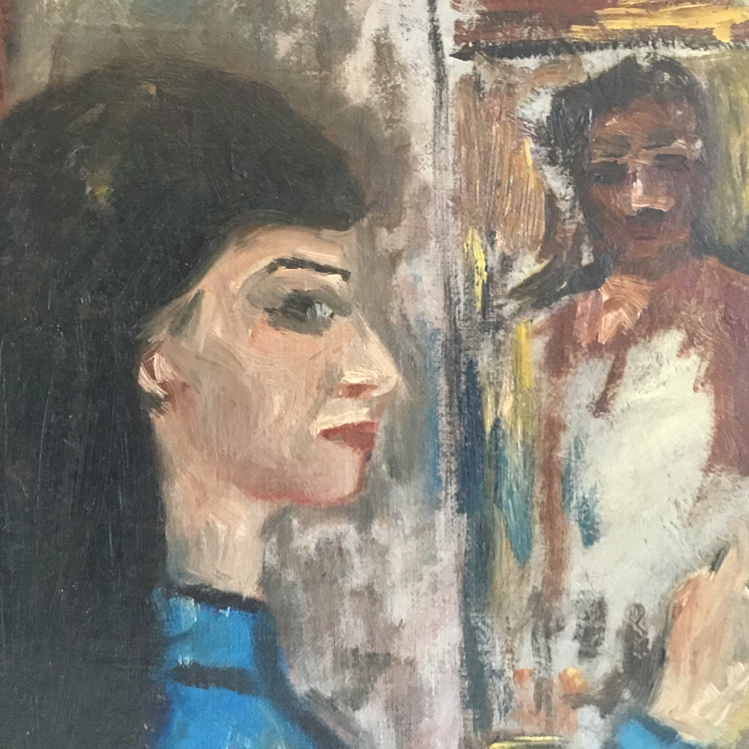 Oil Painting | Isaac Israëls 1920s Dutch Impressionism, Signed Portrait of Woman at Easel* — photo 8 of 11
