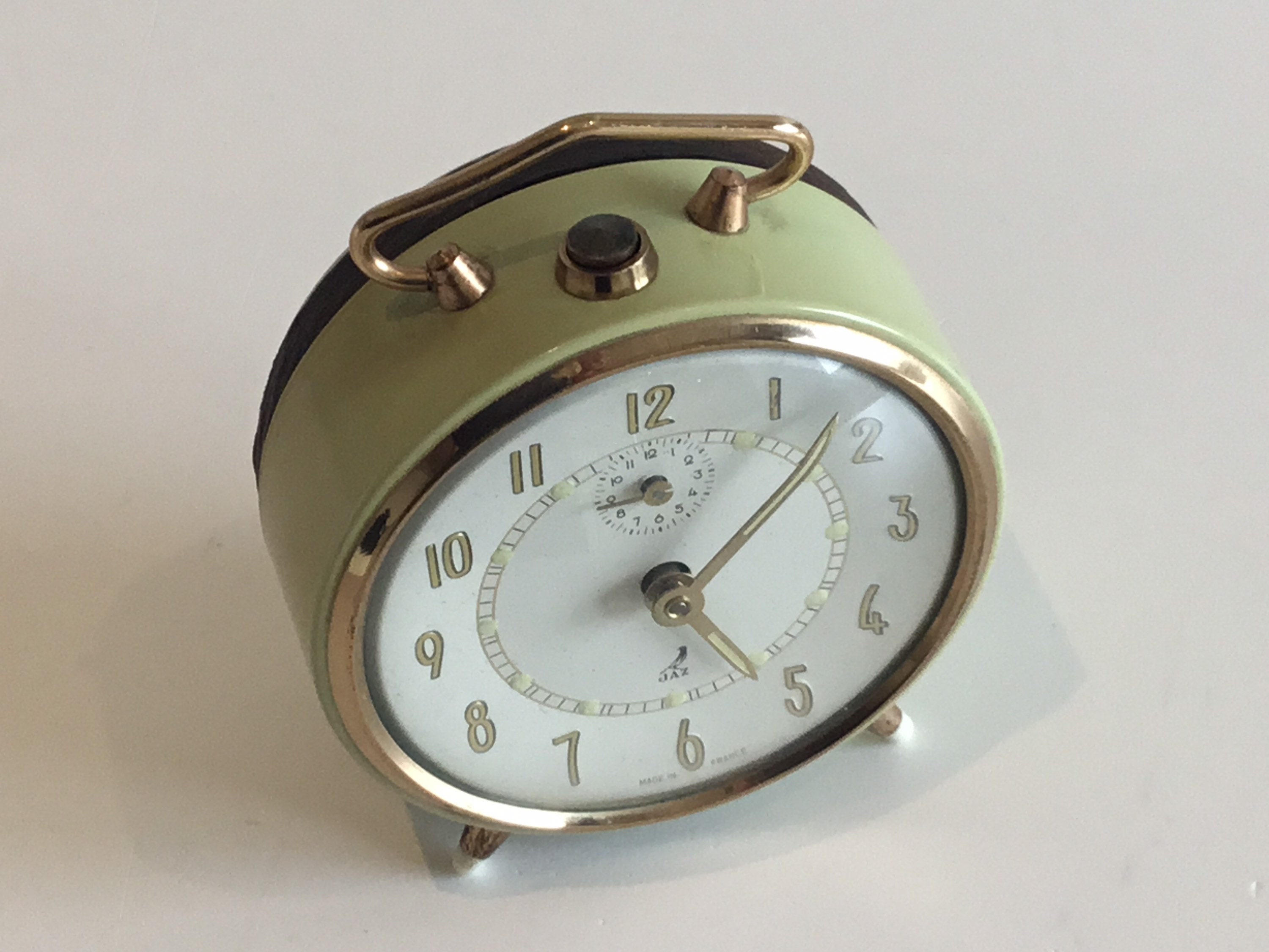Vintage Clock | Jaz Mechanical Alarm Clock (1950s) Made in France — photo 2 of 8
