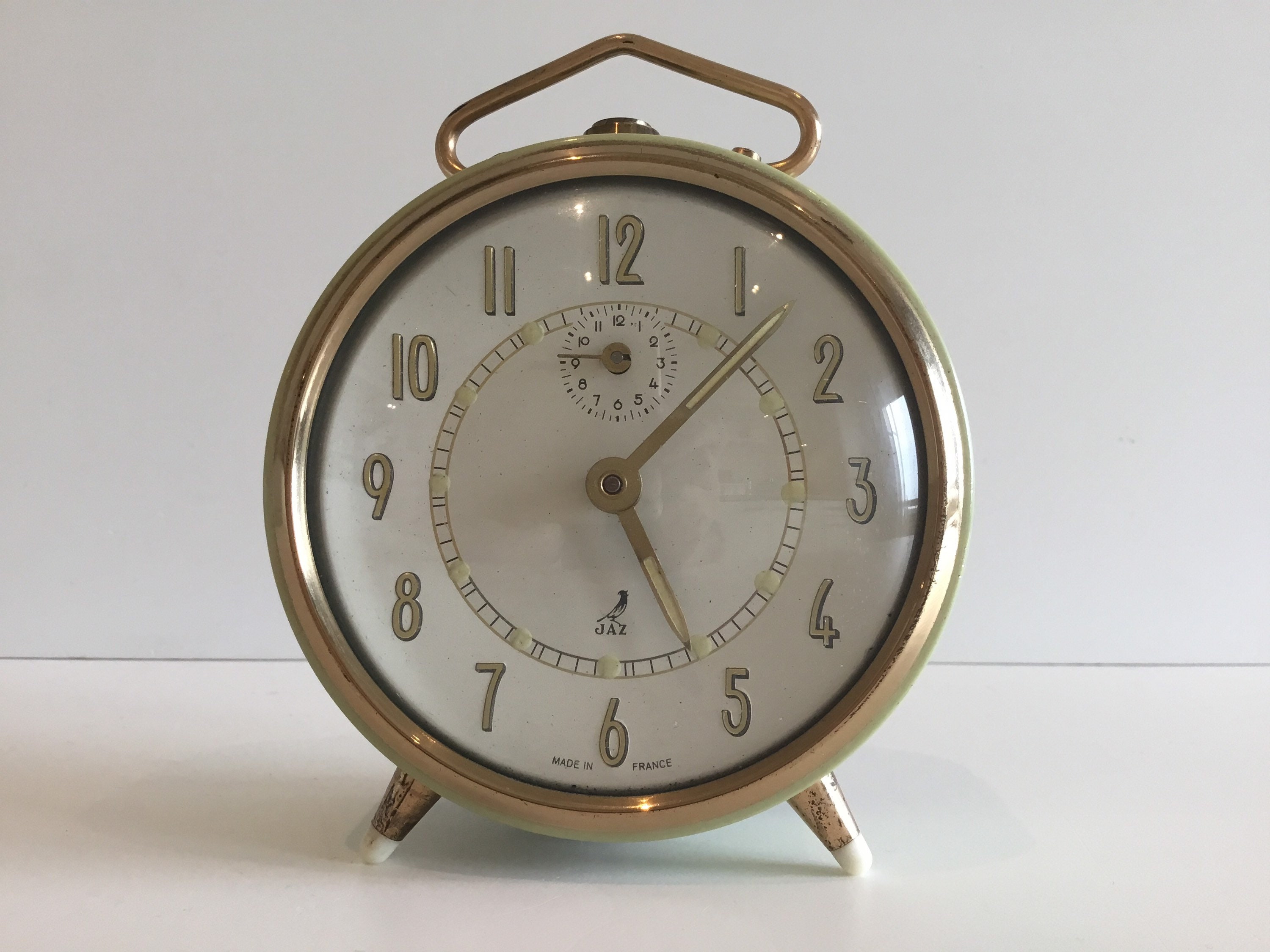 Vintage Clock | Jaz Mechanical Alarm Clock (1950s) Made in France — photo 3 of 8