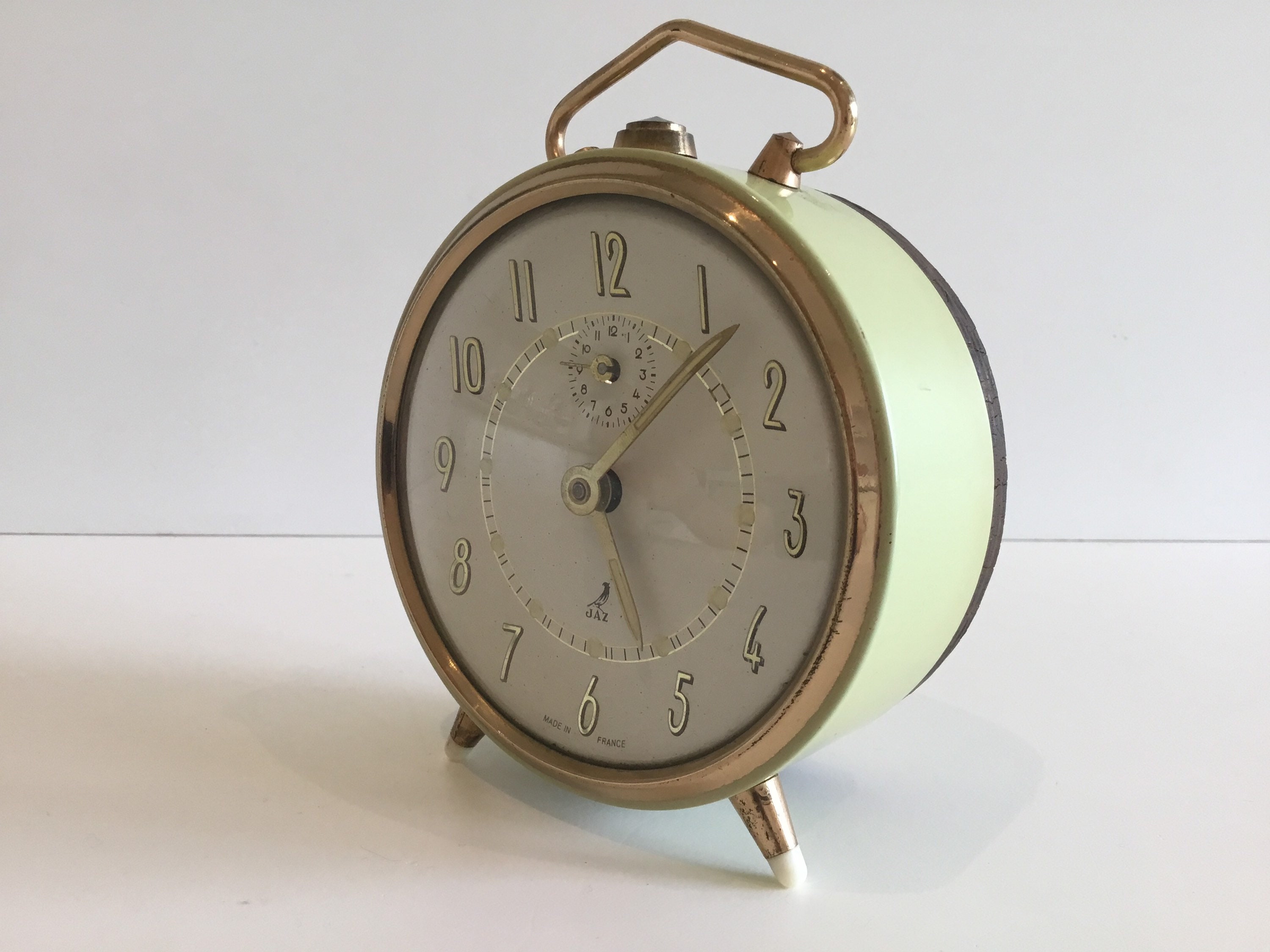 Vintage Clock | Jaz Mechanical Alarm Clock (1950s) Made in France — photo 5 of 8