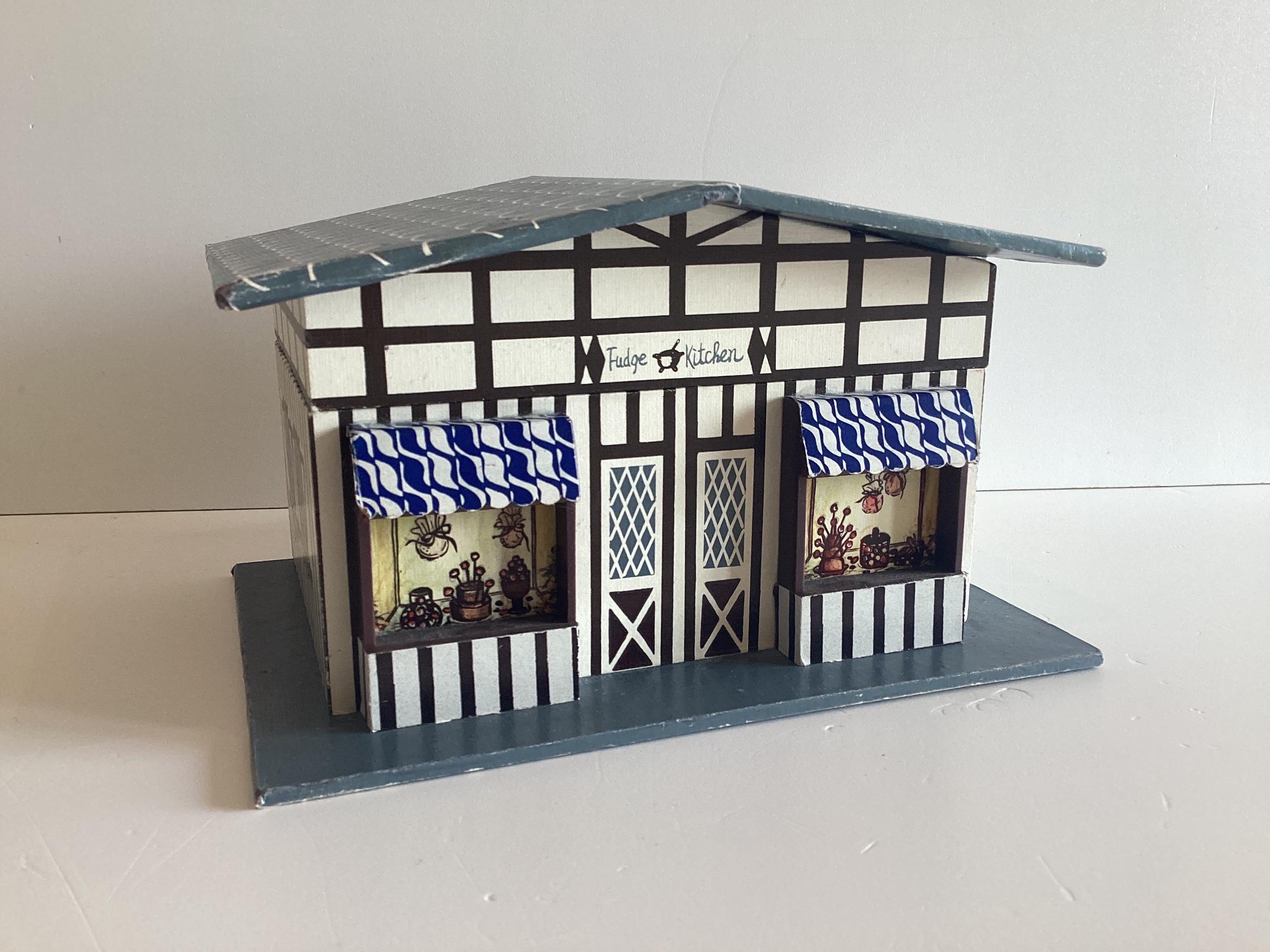 Vintage Music Box Fudge Kitchen Shop Miniature Ballerina Sankyo Taiwan Collectible Decor — photo 3 of 10