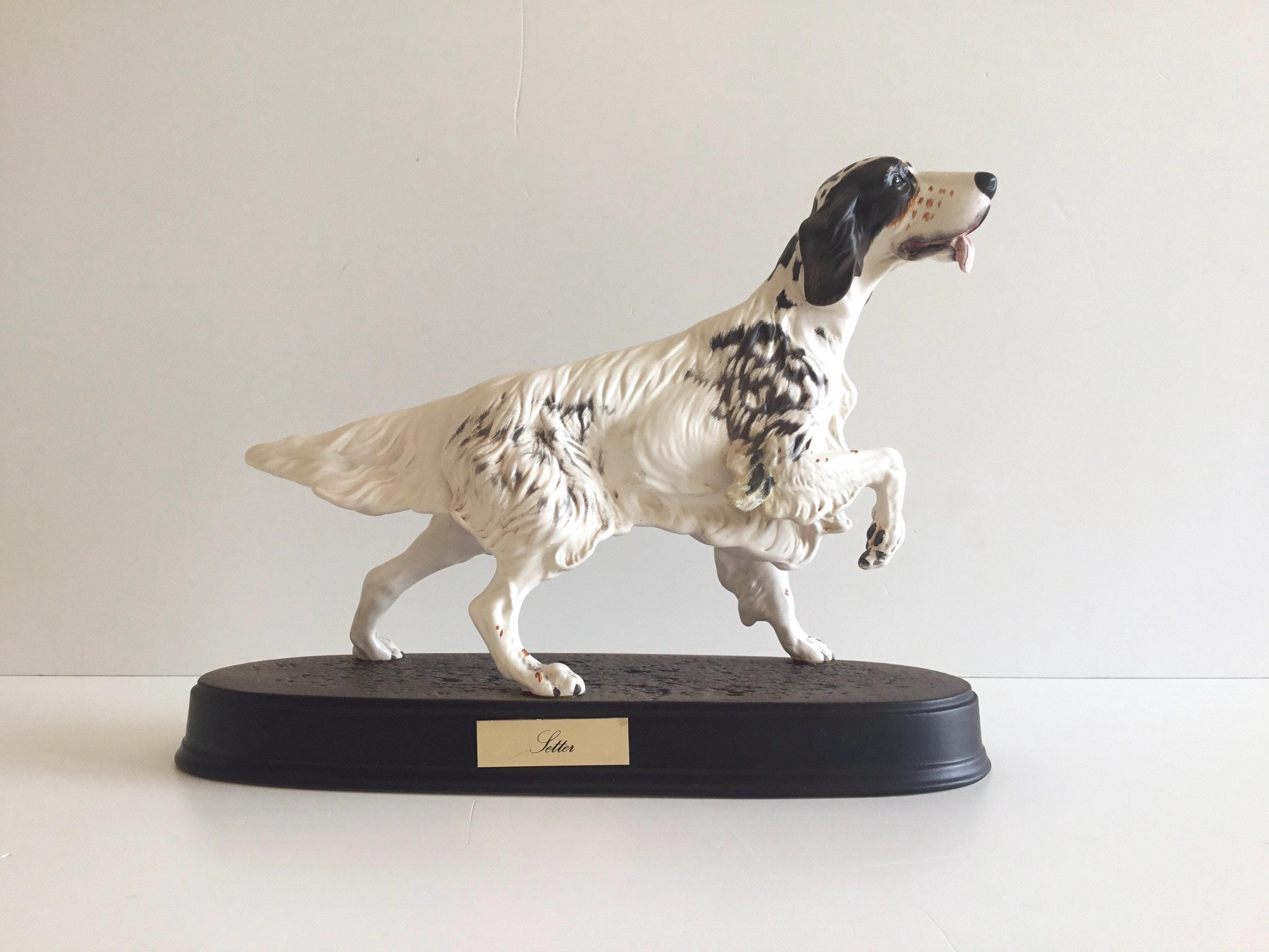 Porcelain Figurine | 1980s Beswick Large Setter Dog, England Collectible — photo 2 of 8
