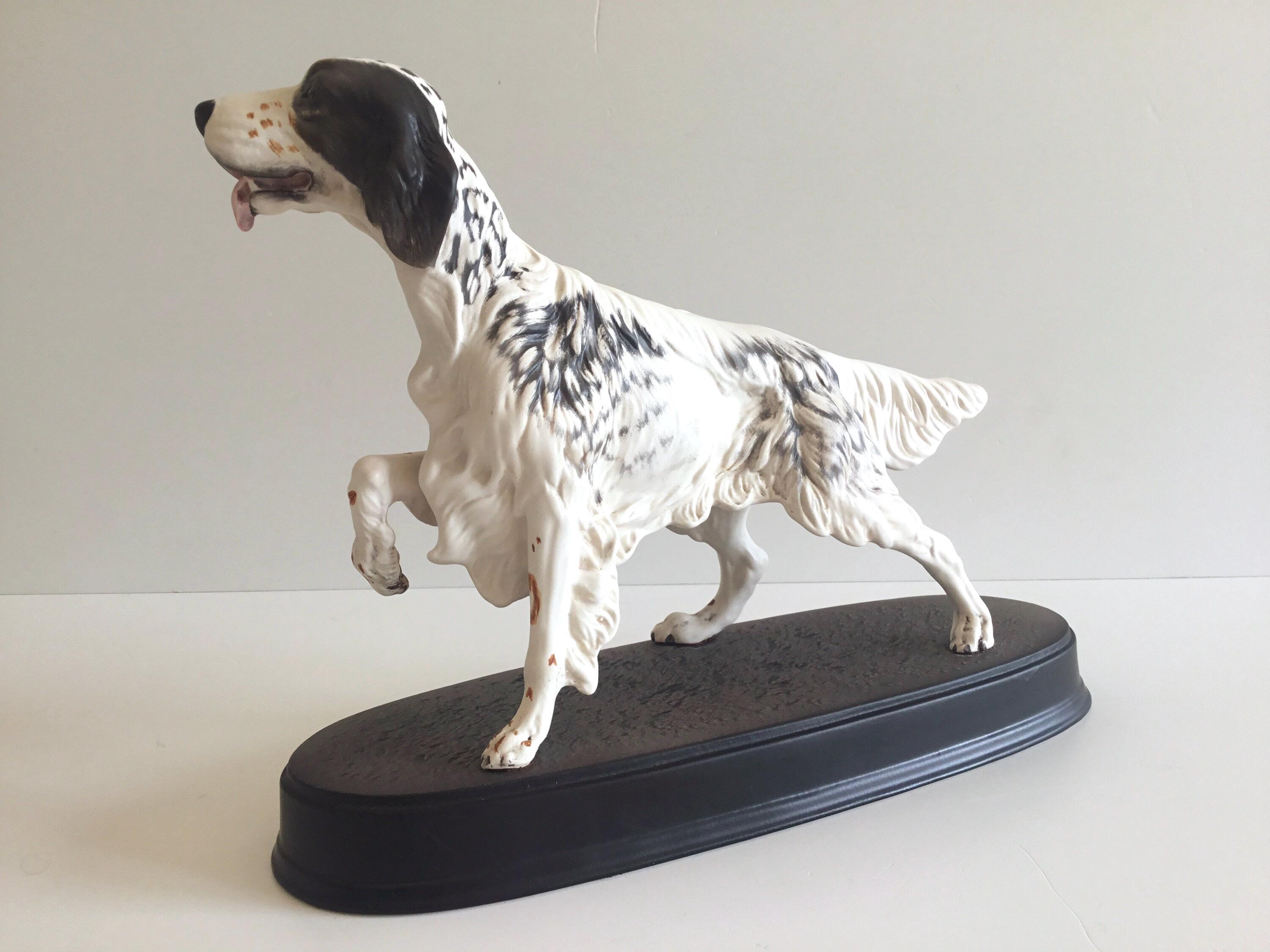 Porcelain Figurine | 1980s Beswick Large Setter Dog, England Collectible — photo 4 of 8