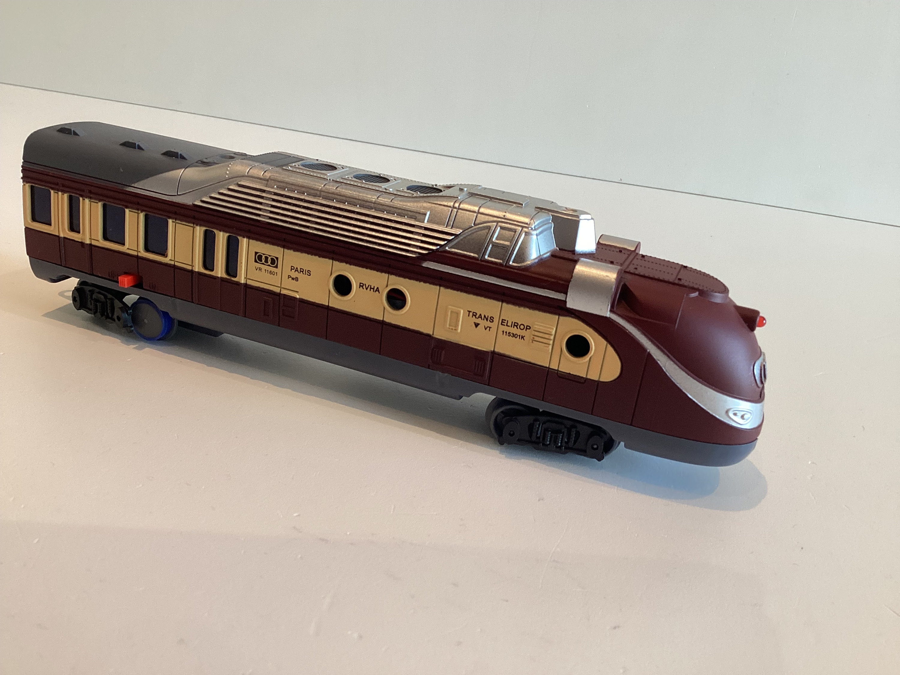 Vintage Toy Train | Battery Powered with Sound & Light, Complete Set with Tracks — photo 6 of 8