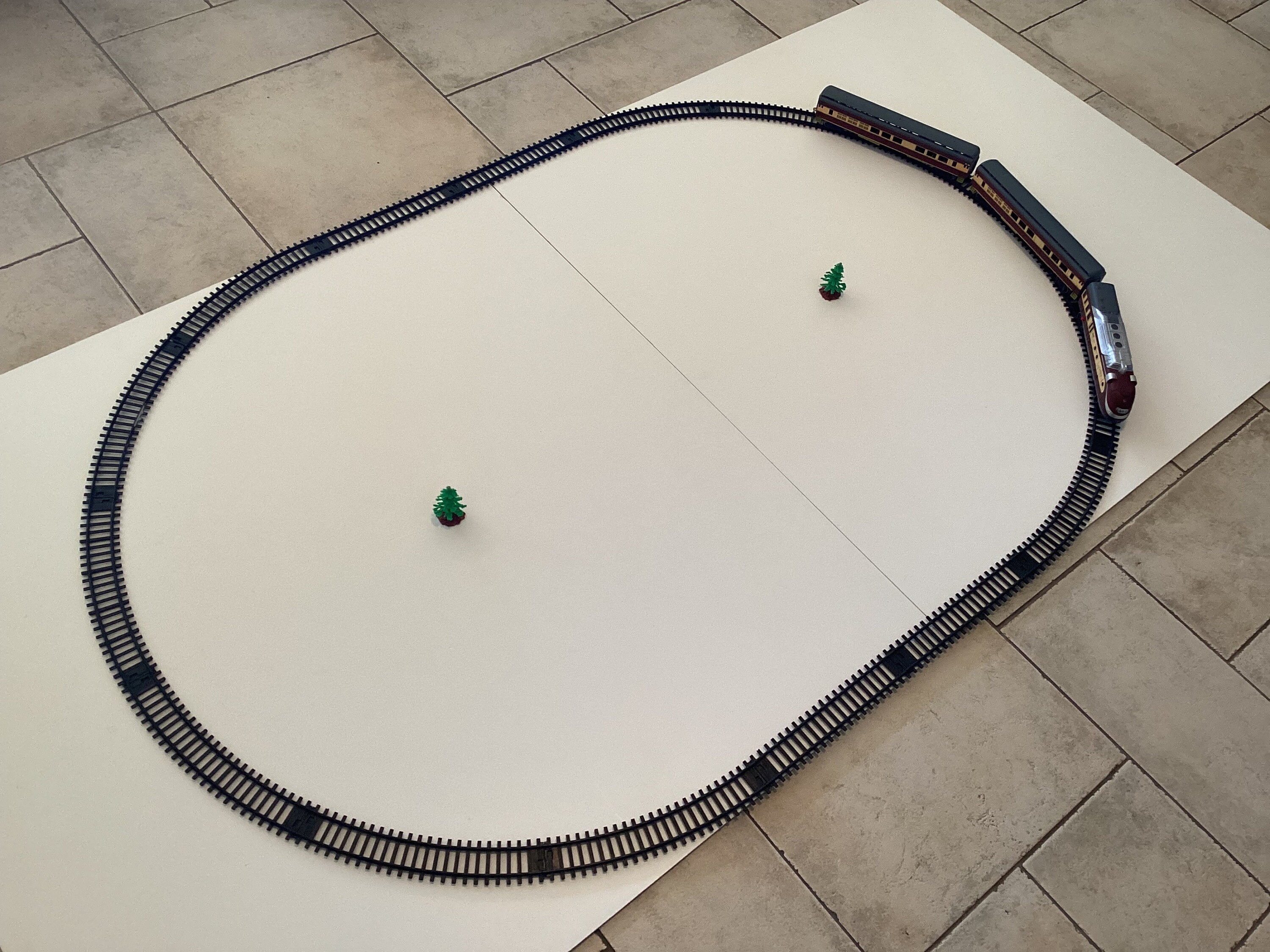 Vintage Toy Train | Battery Powered with Sound & Light, Complete Set with Tracks — photo 8 of 8