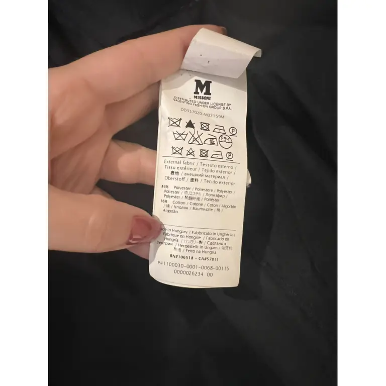 Navy M Missoni Women Trench Coat 2 — photo 4 of 6